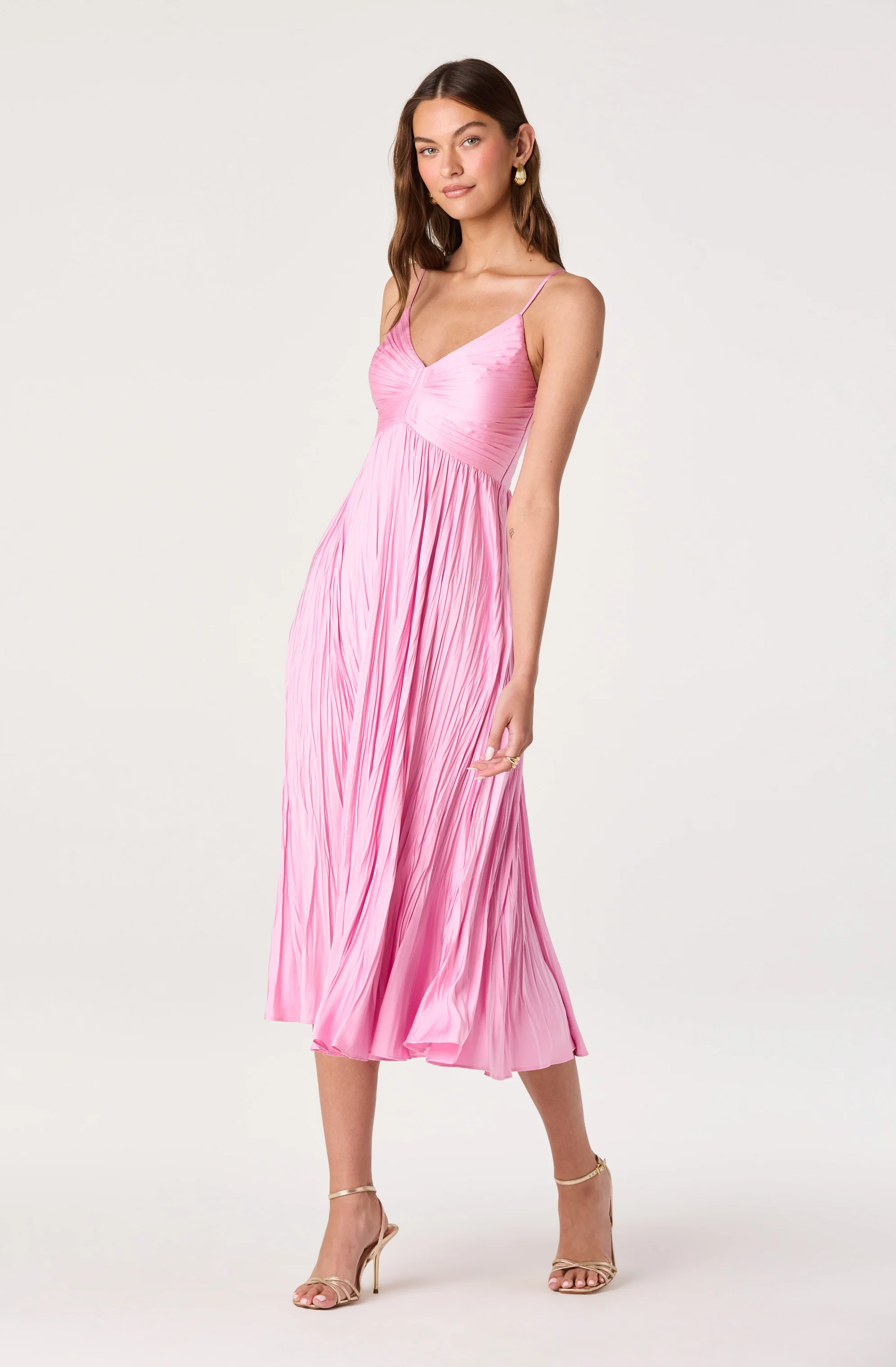 Maeve Pleated Midi Dress - Image 16