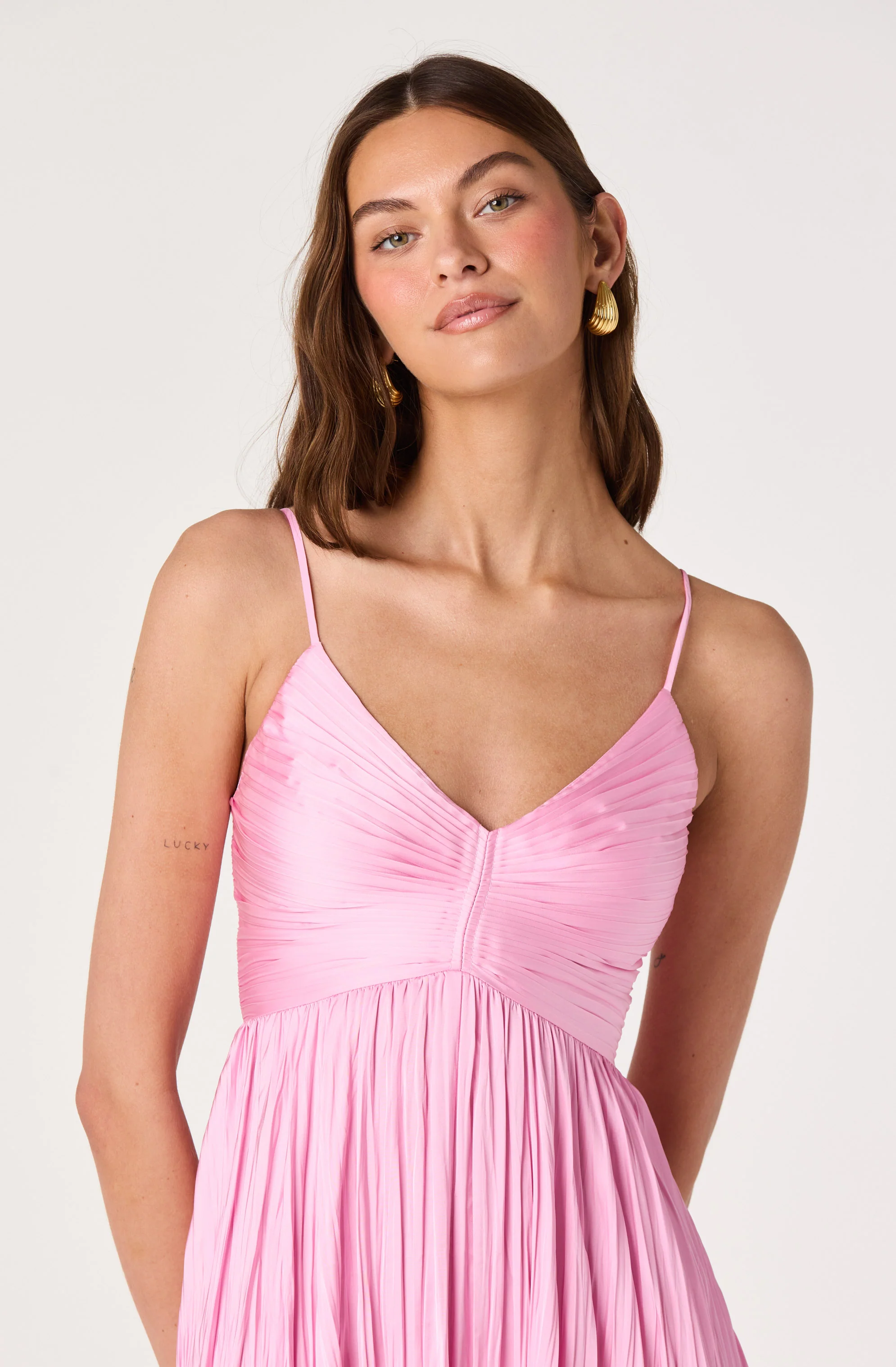 Maeve Pleated Midi Dress - Image 18