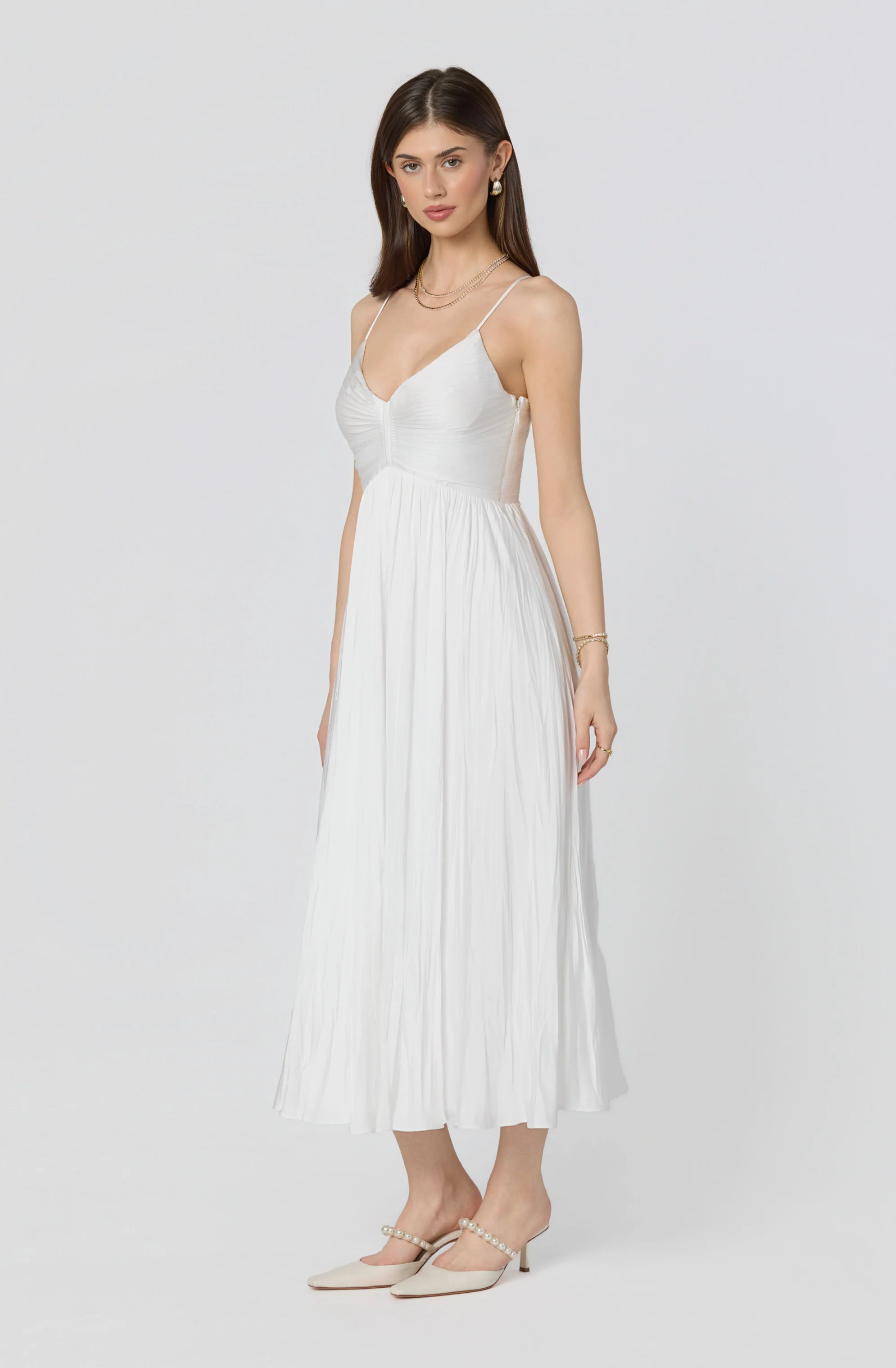 Maeve Pleated Midi Dress - Image 19