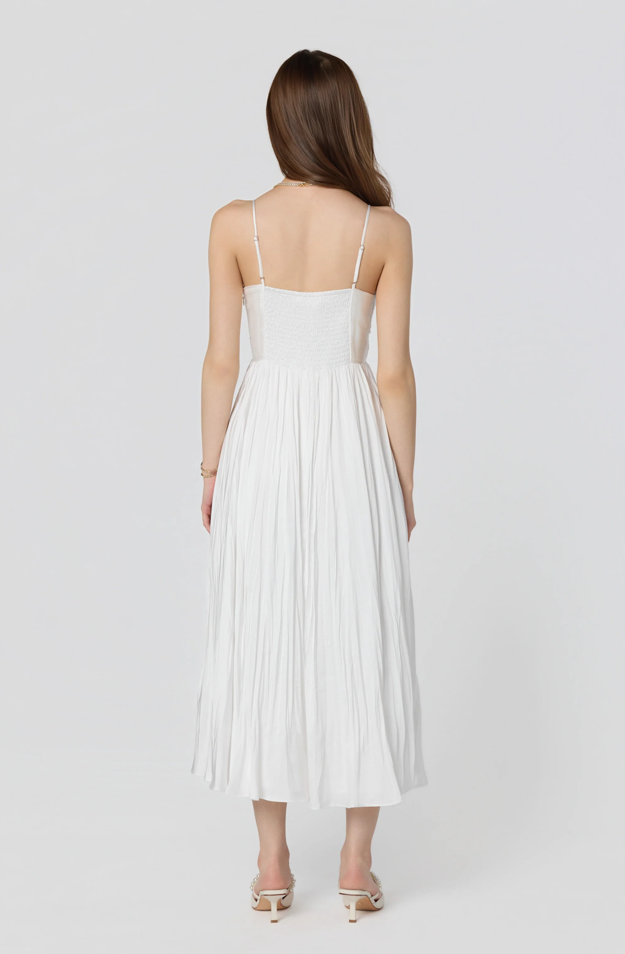 Maeve Pleated Midi Dress - Image 21