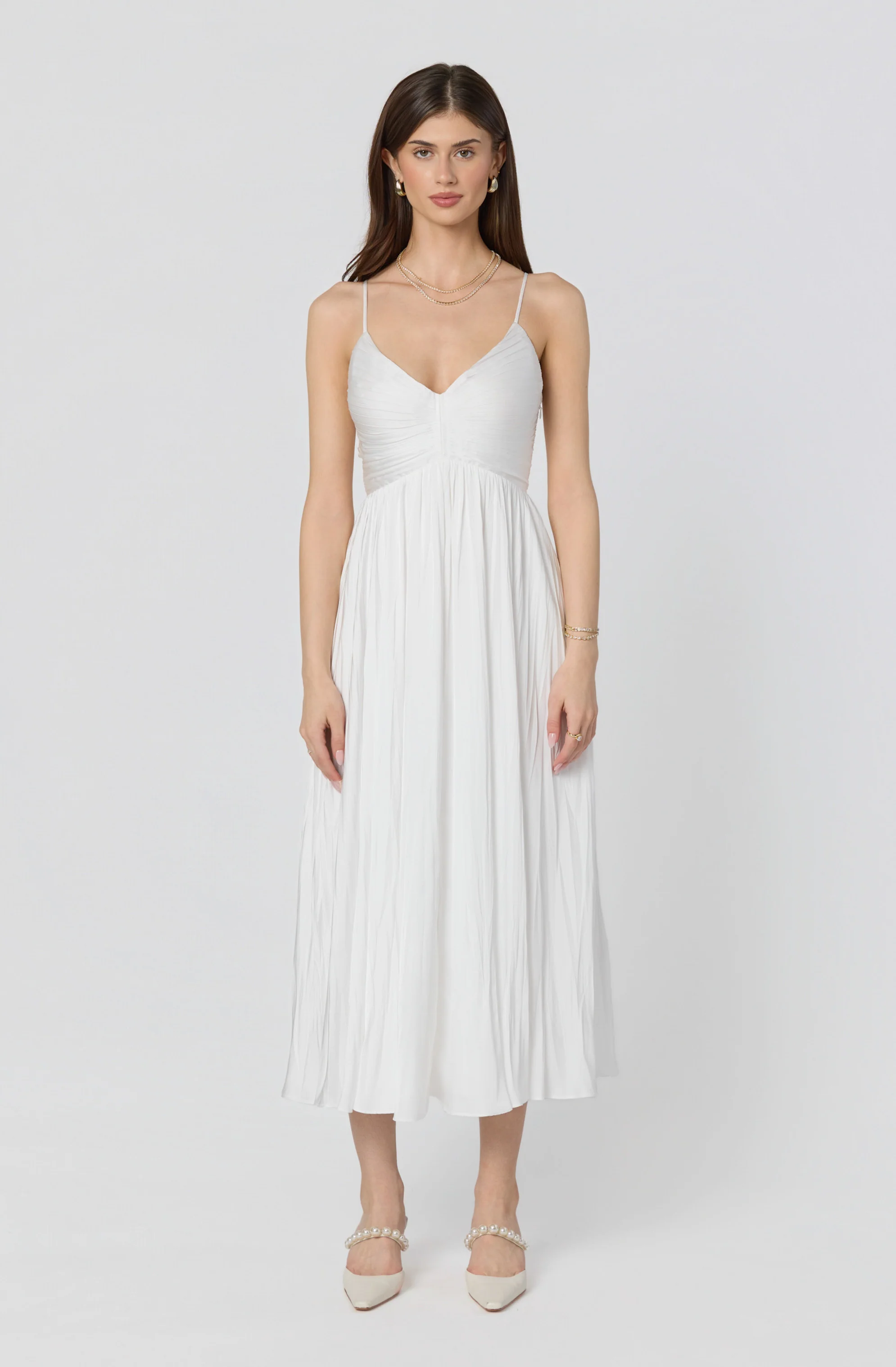 Maeve Pleated Midi Dress - Image 22