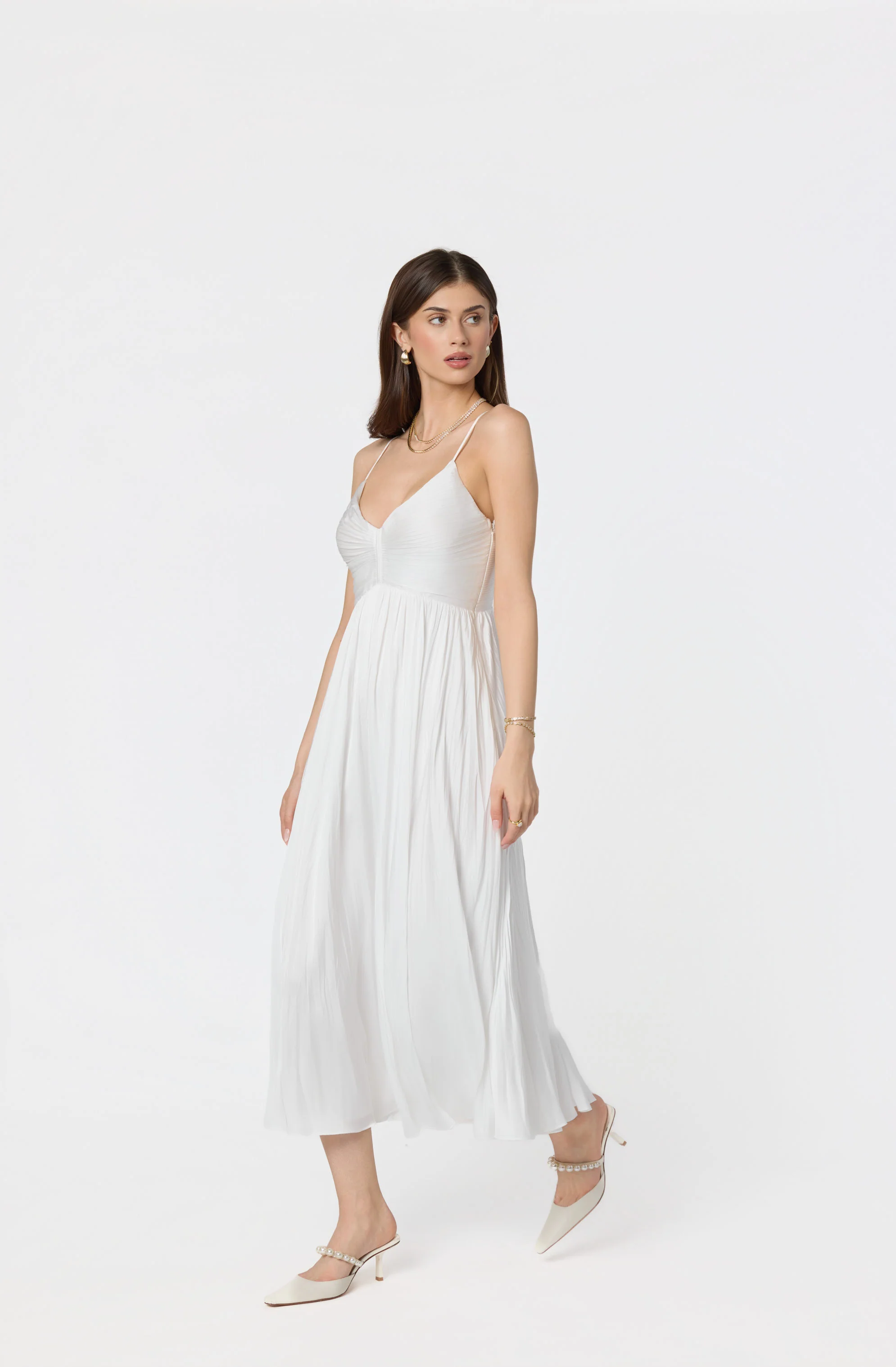 Maeve Pleated Midi Dress - Image 23