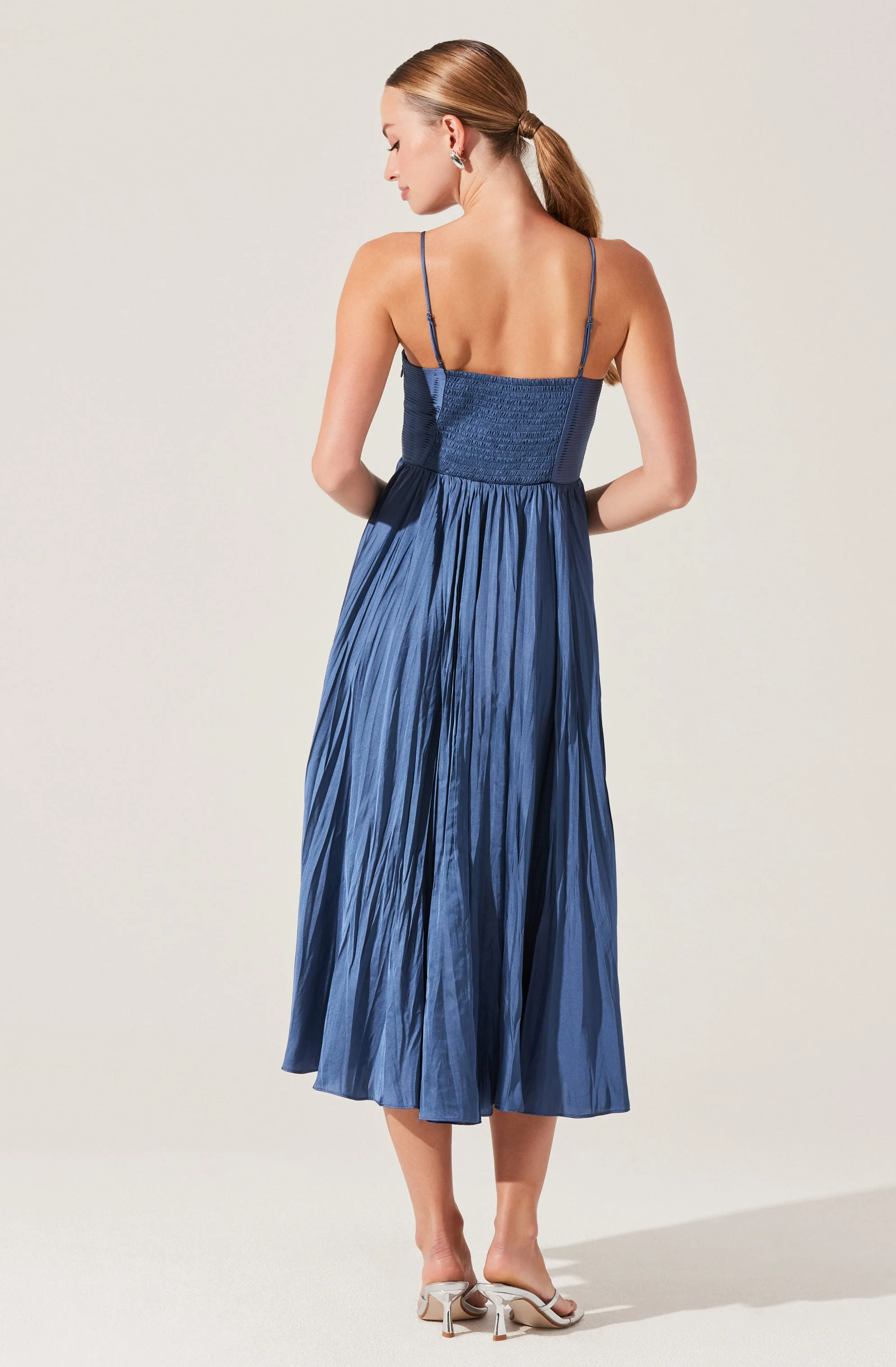 Maeve Pleated Midi Dress - Image 26