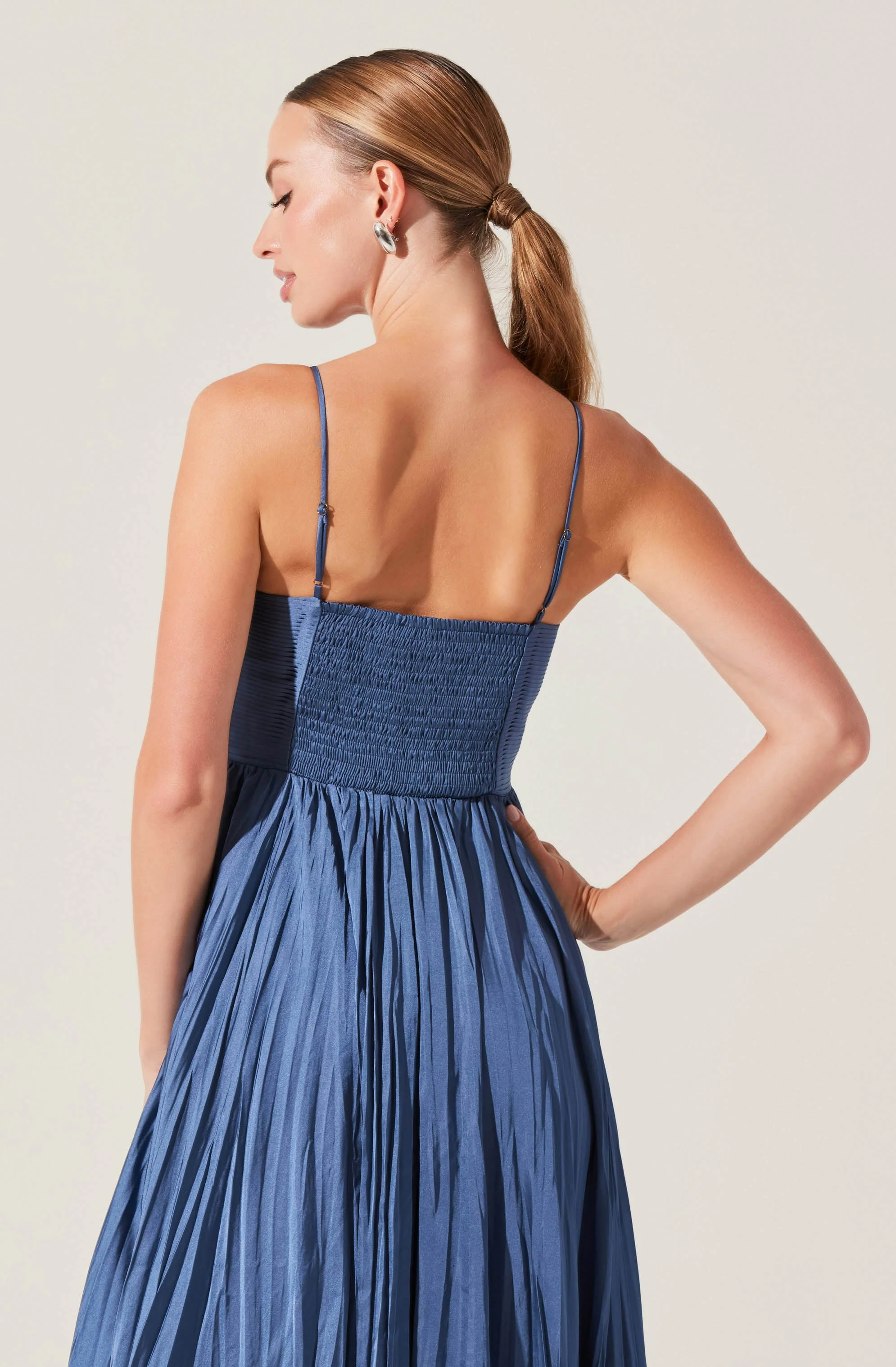 Maeve Pleated Midi Dress - Image 29