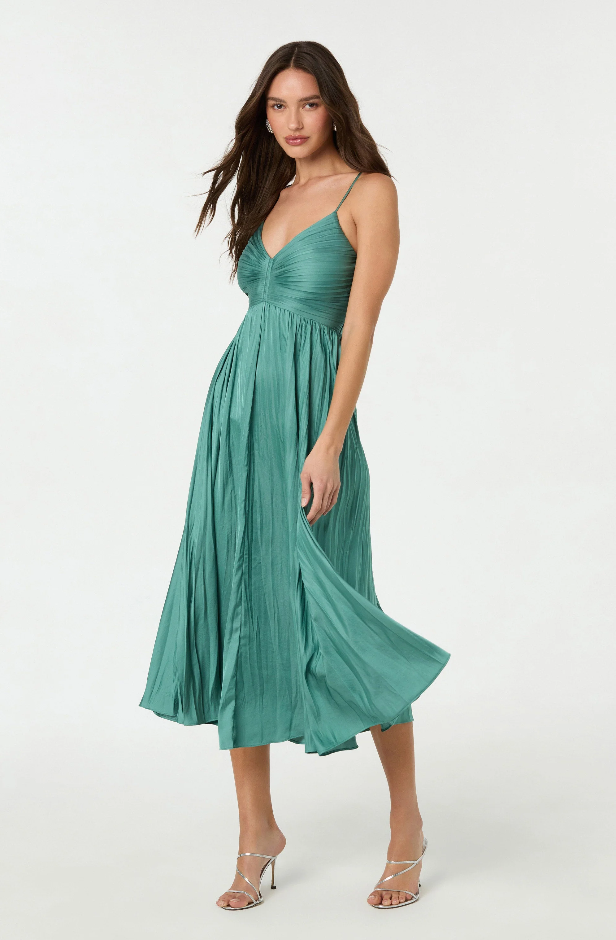 Maeve Pleated Midi Dress - Image 31