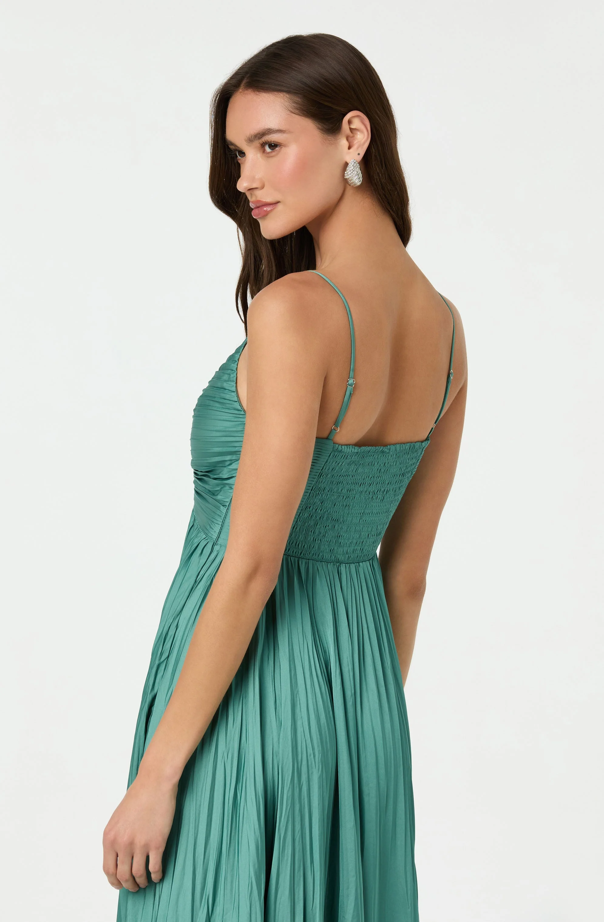 Maeve Pleated Midi Dress - Image 36