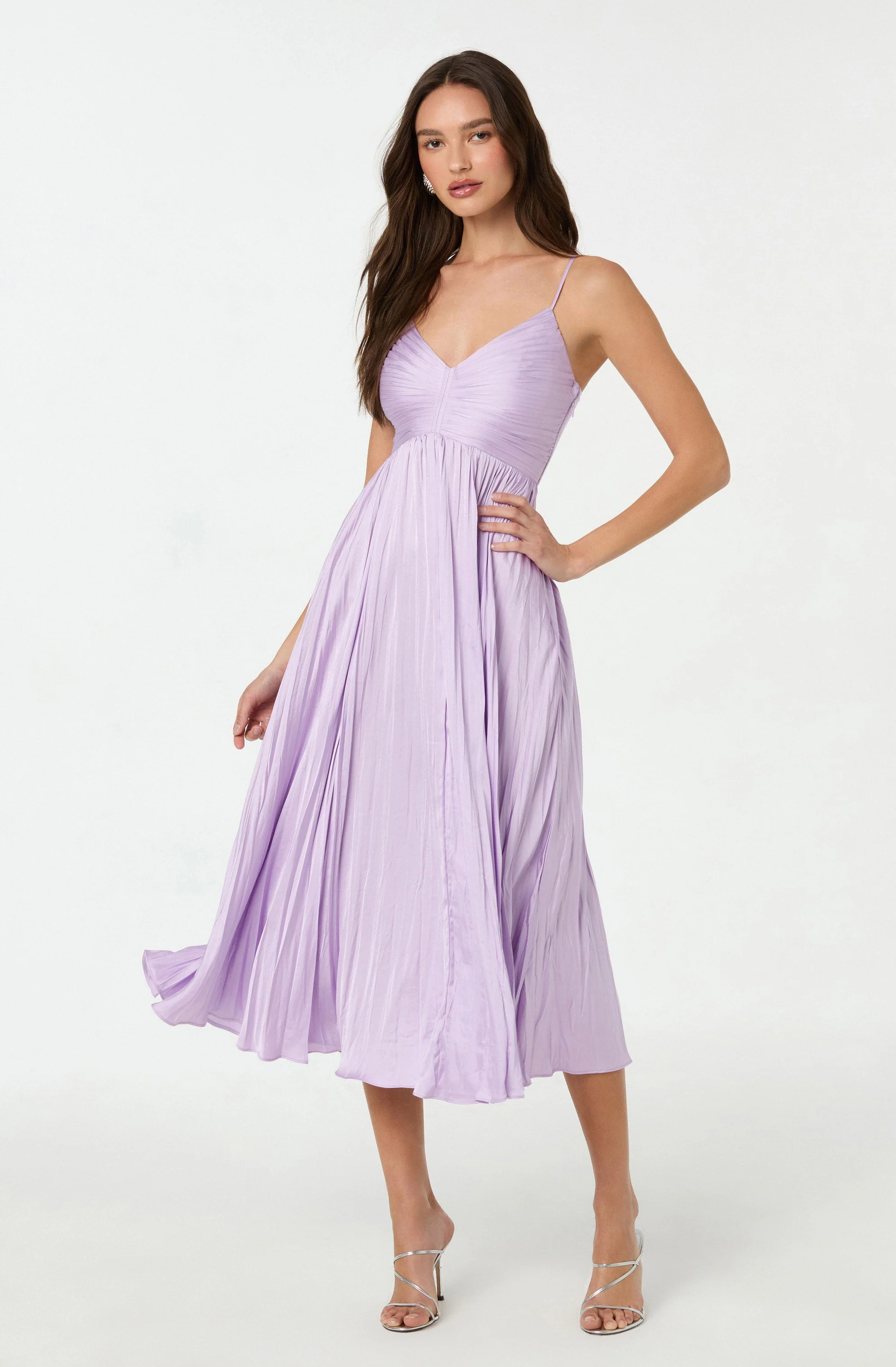 Maeve Pleated Midi Dress - Image 37