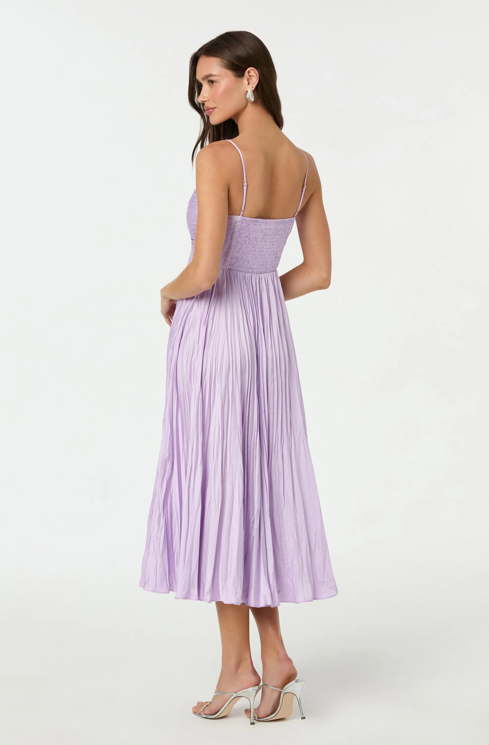 Maeve Pleated Midi Dress - Image 38