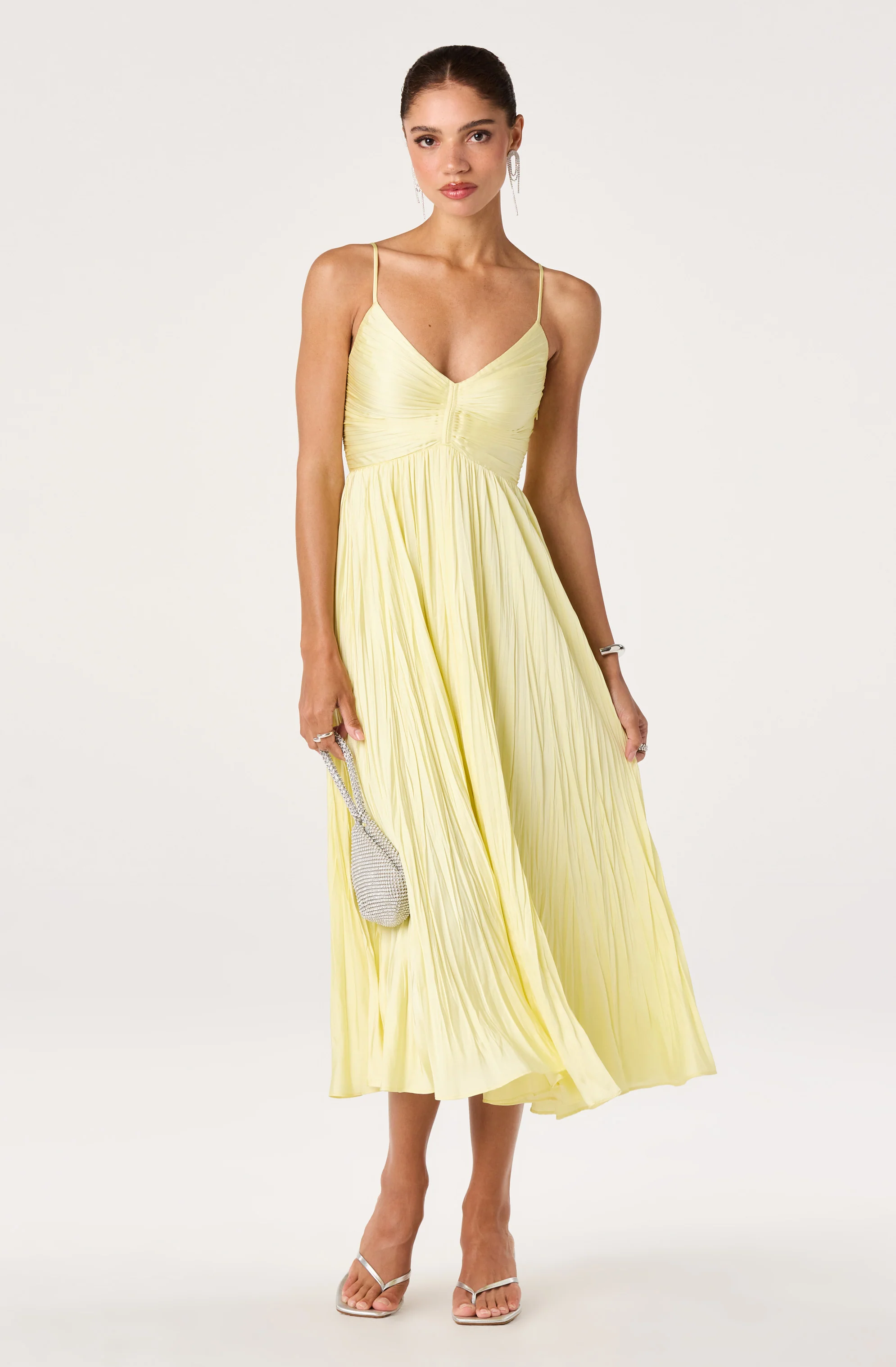 Maeve Pleated Midi Dress - Image 4