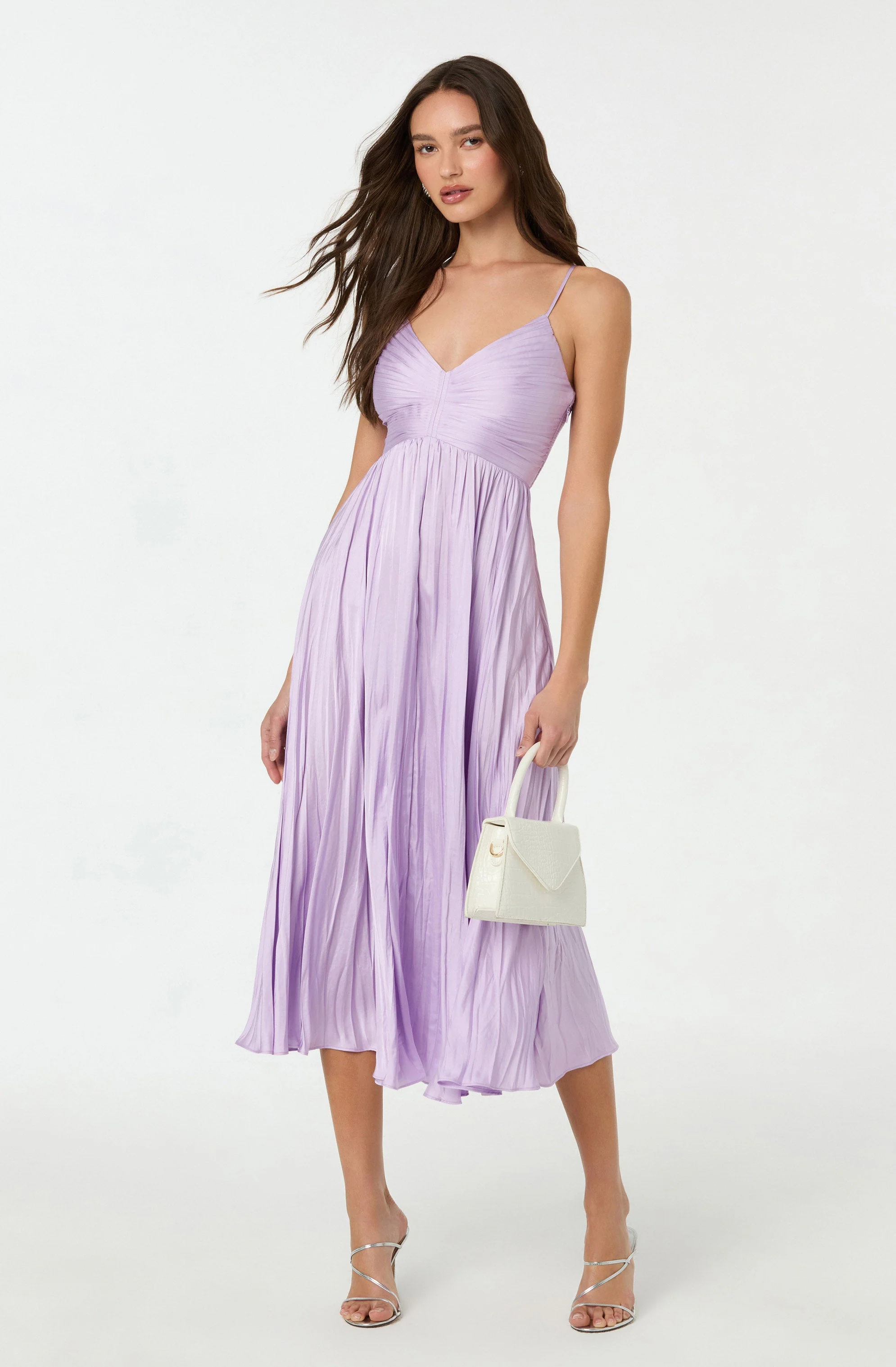 Maeve Pleated Midi Dress - Image 42