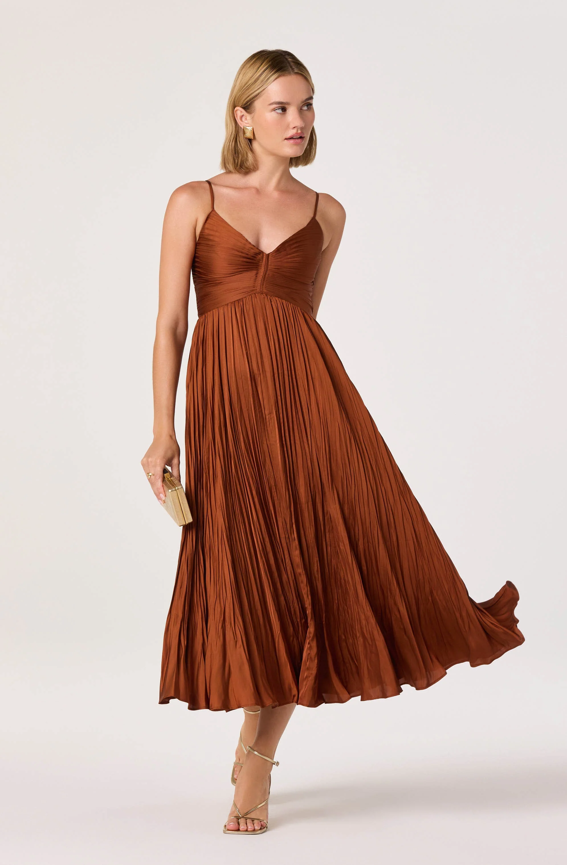 Maeve Pleated Midi Dress - Image 43