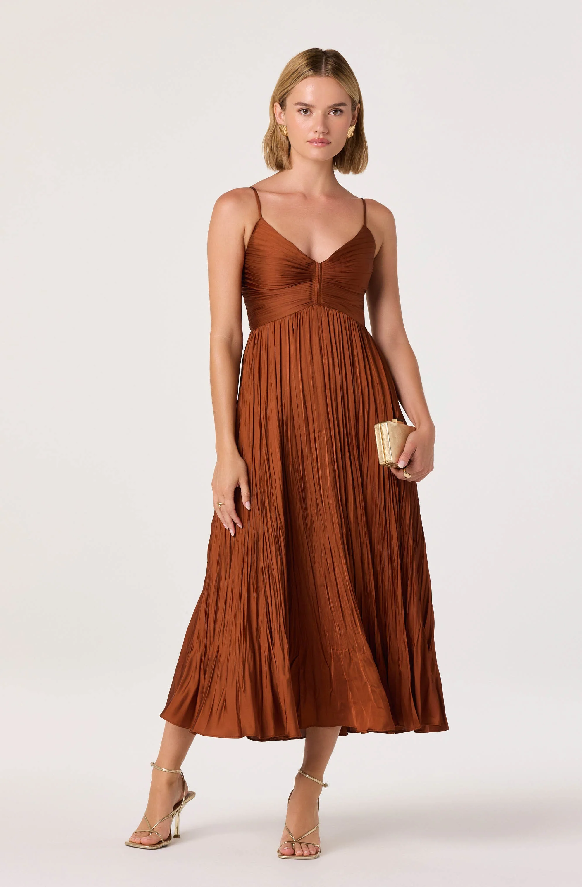Maeve Pleated Midi Dress - Image 44