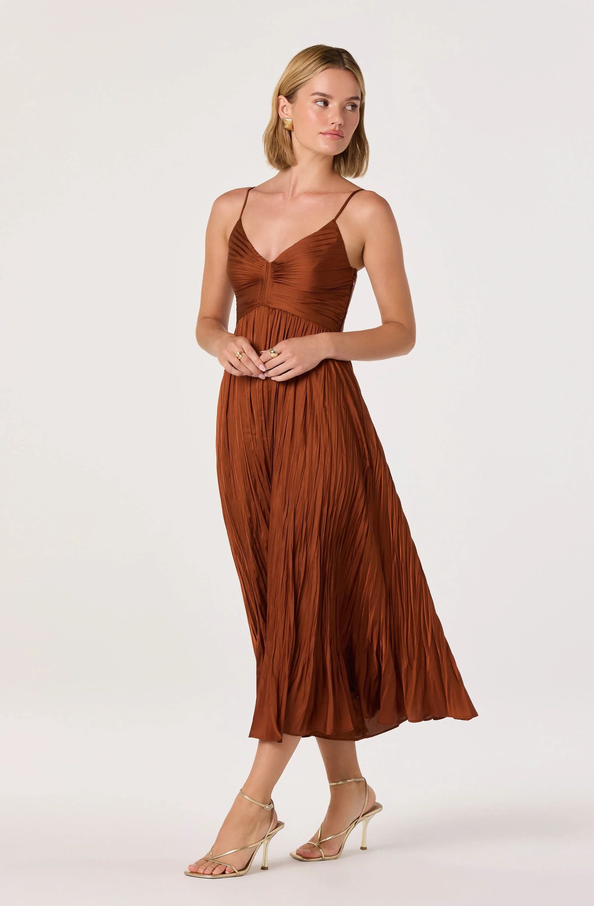 Maeve Pleated Midi Dress - Image 46