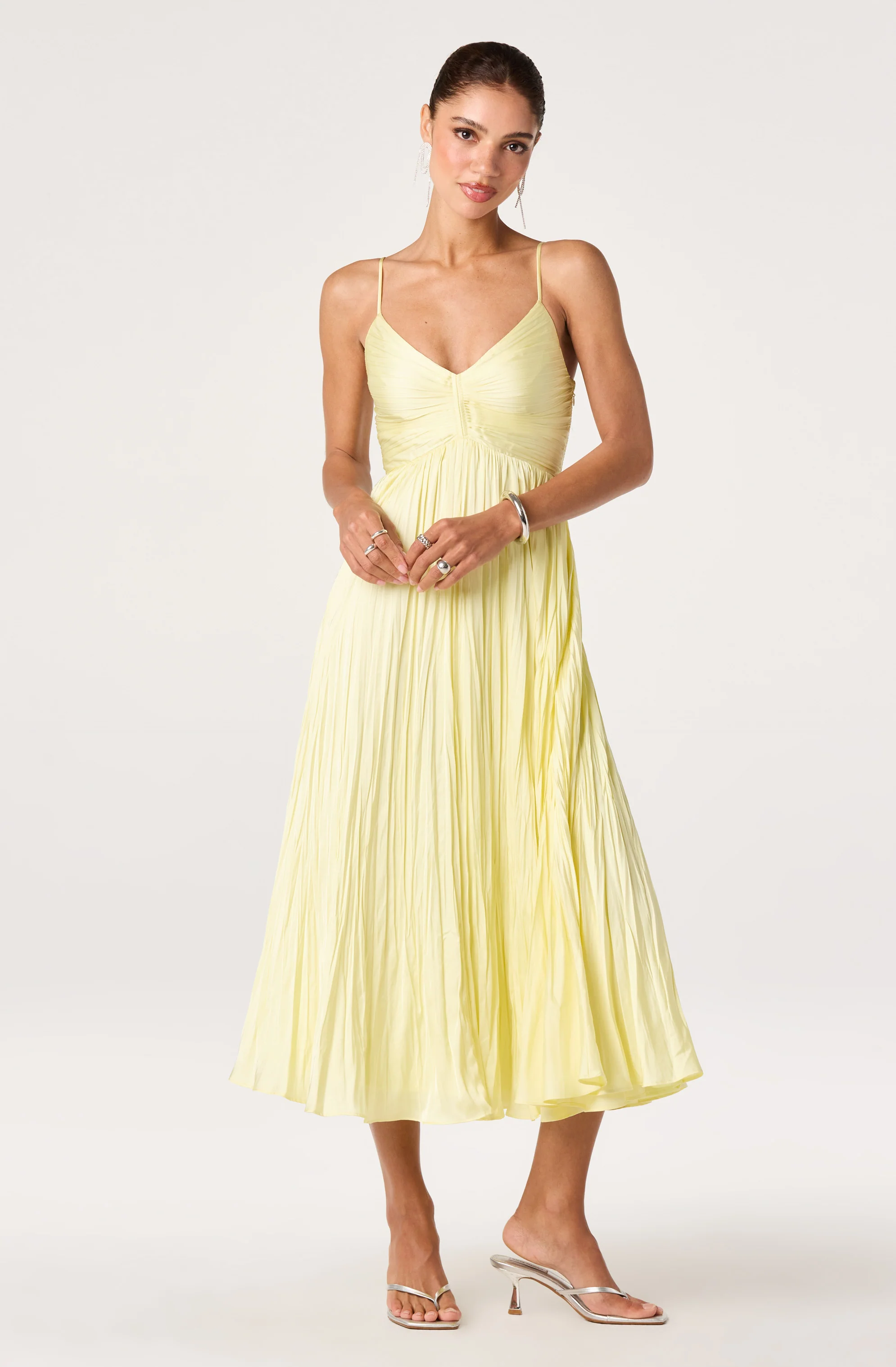 Maeve Pleated Midi Dress - Image 5