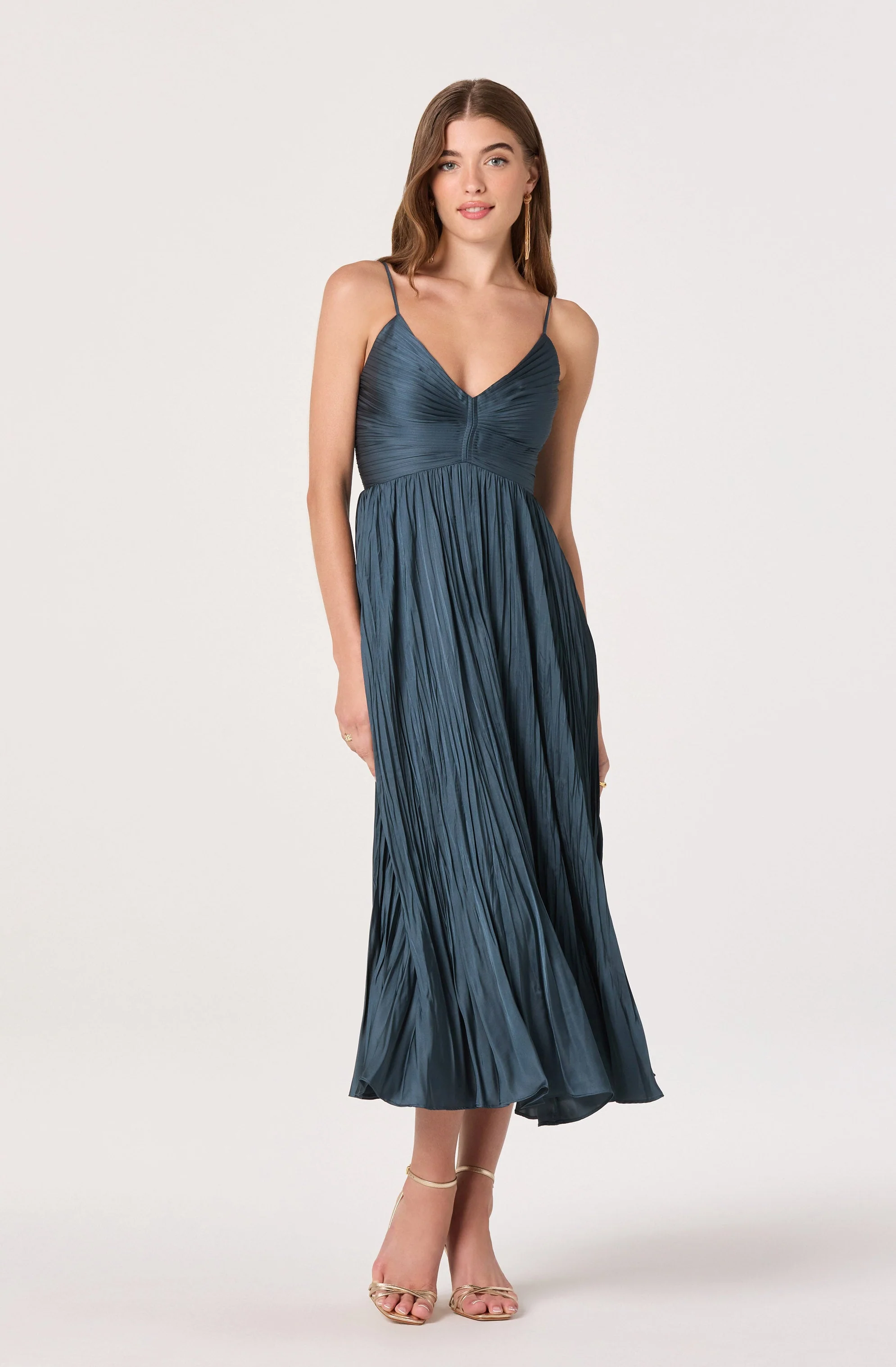 Maeve Pleated Midi Dress - Image 51
