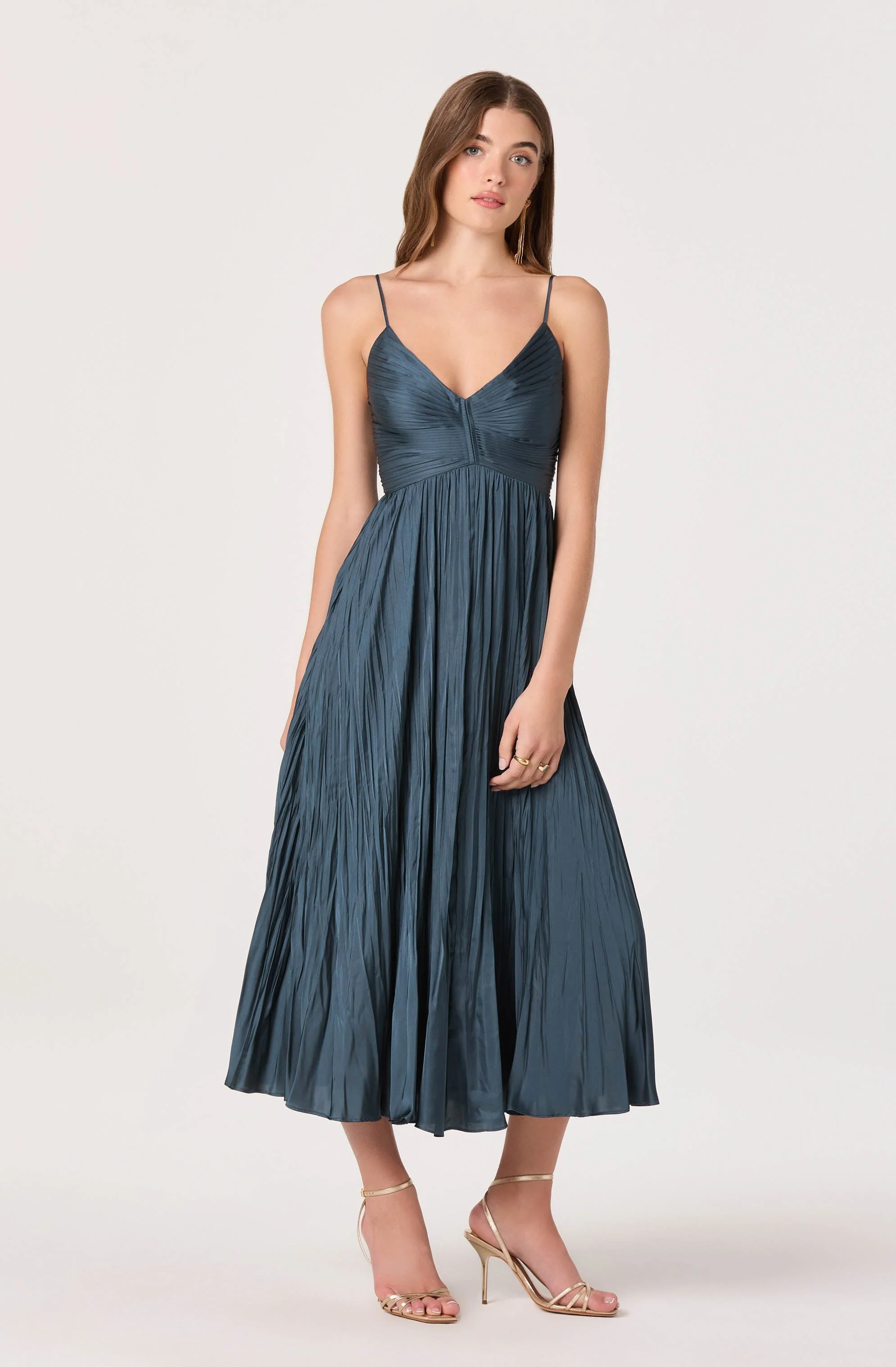 Maeve Pleated Midi Dress - Image 52