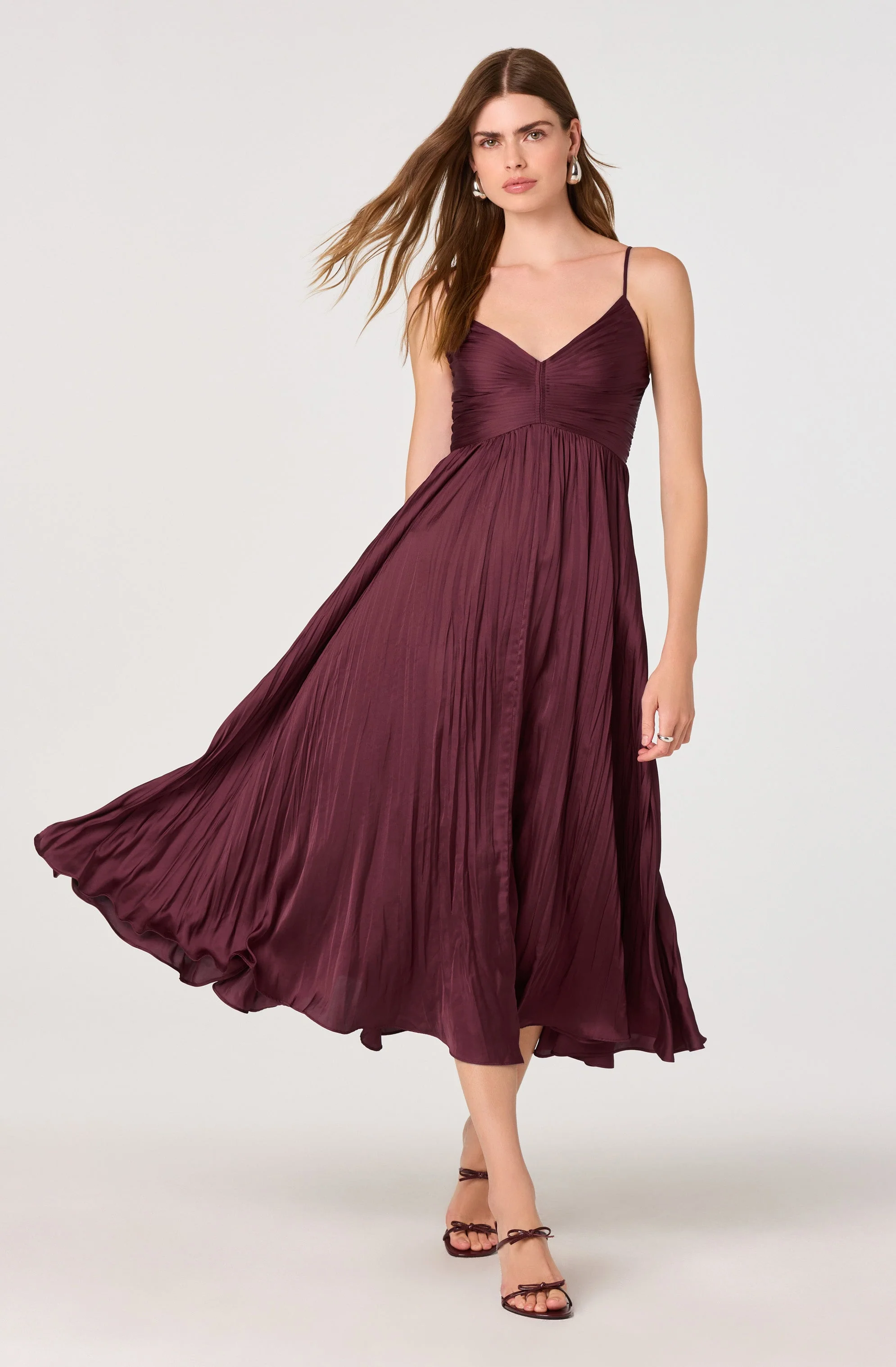 Maeve Pleated Midi Dress - Image 55