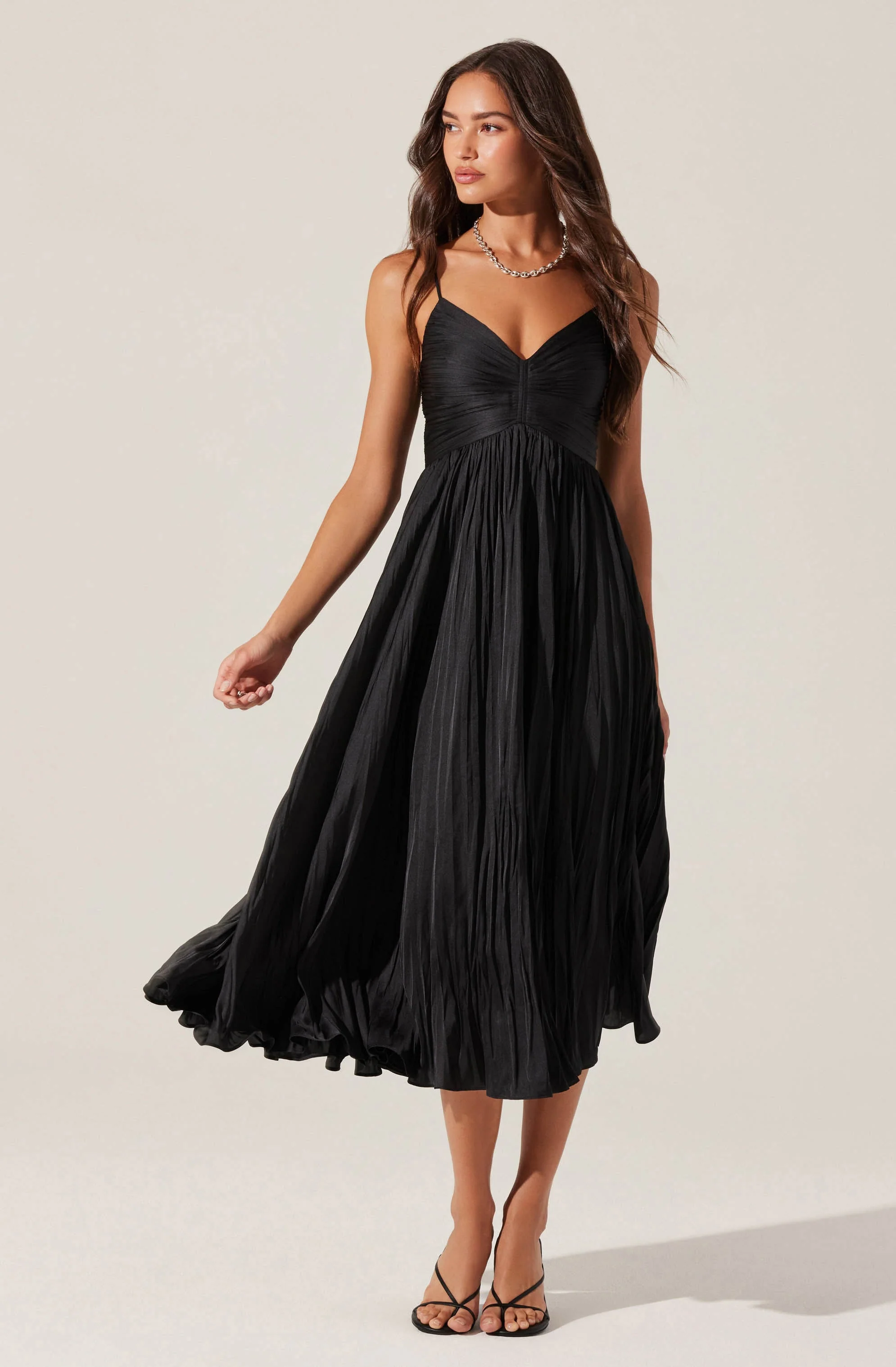 Maeve Pleated Midi Dress - Image 61