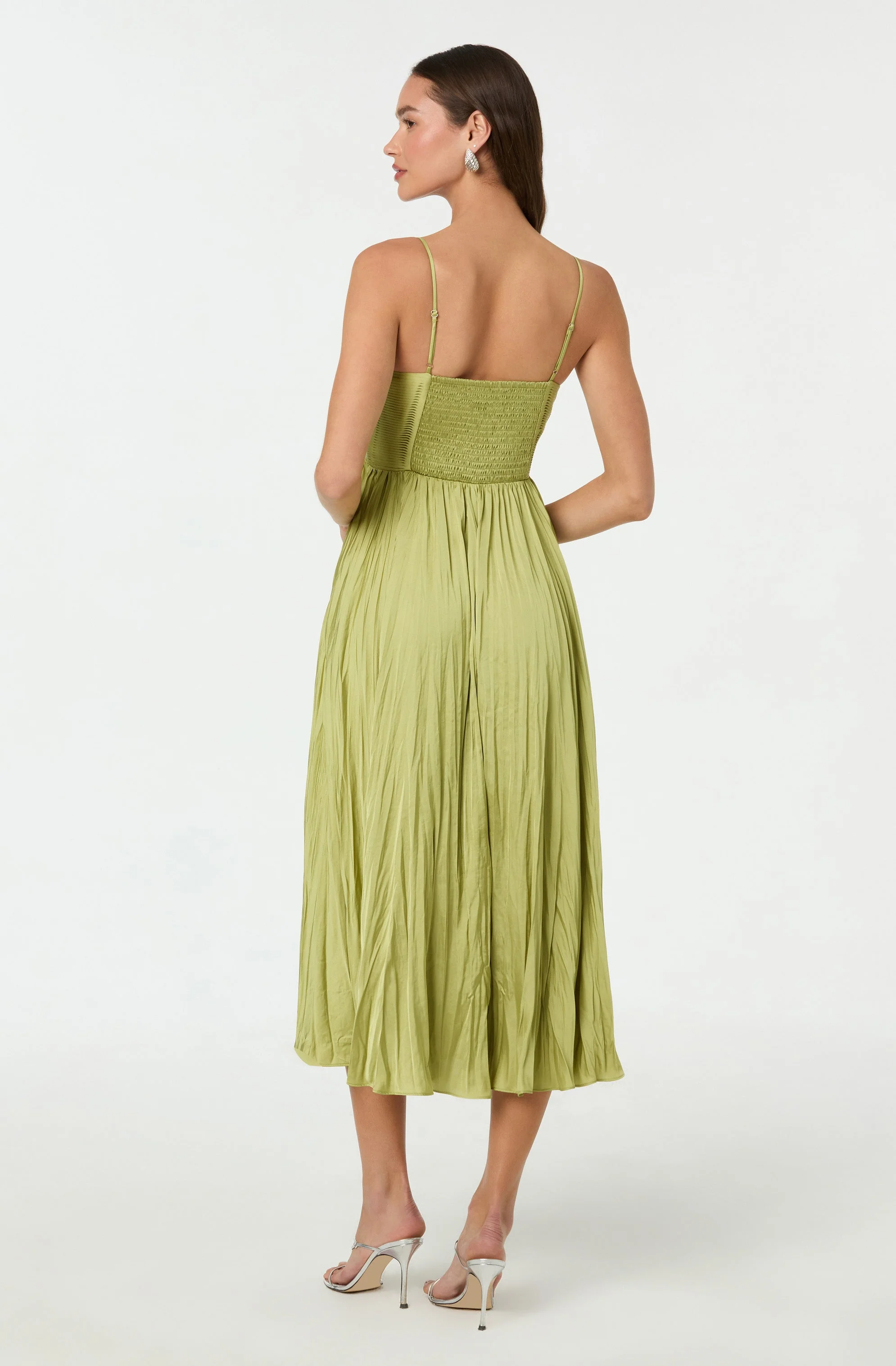 Maeve Pleated Midi Dress - Image 8
