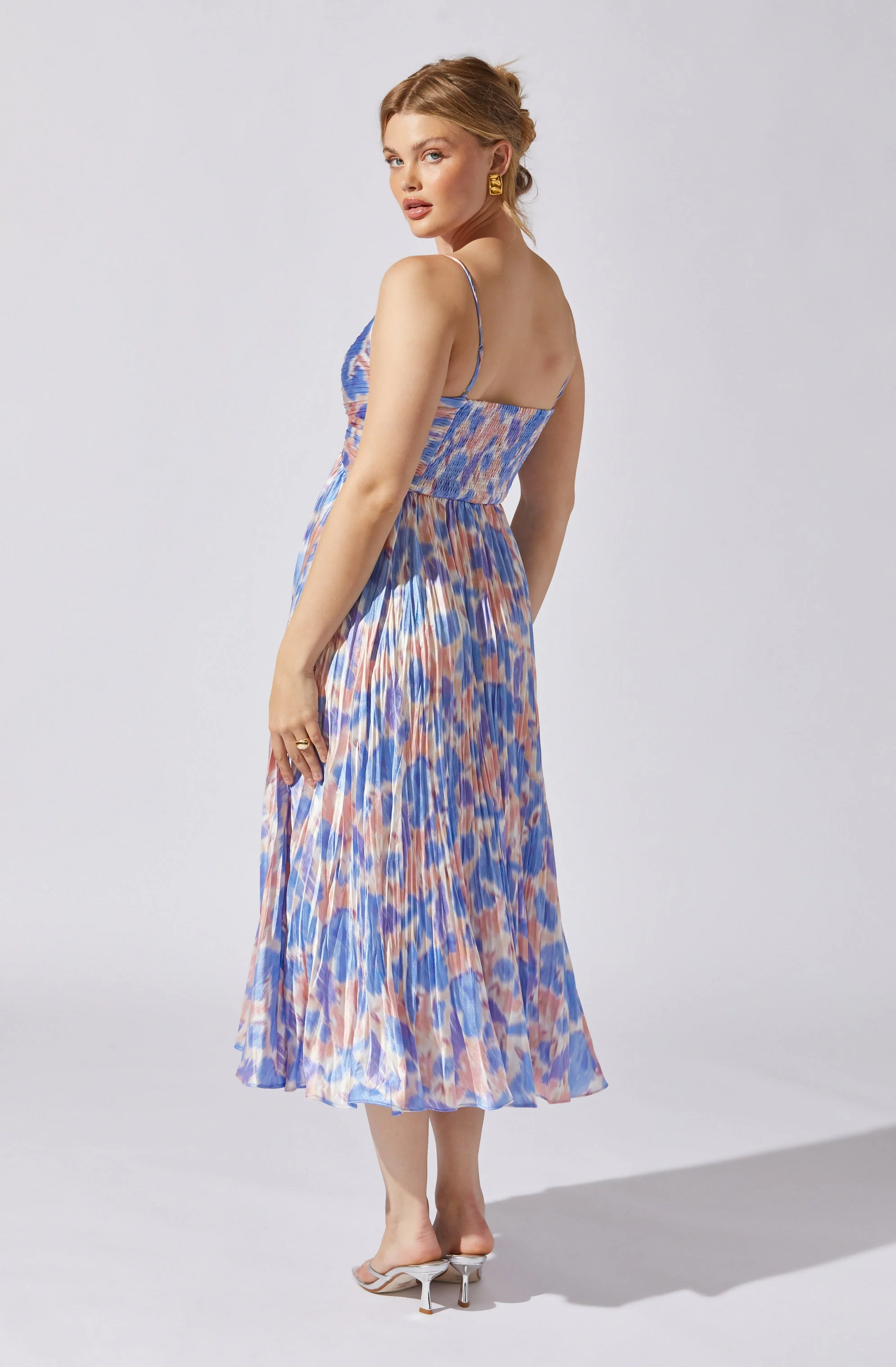 Maeve Pleated Midi Dress - Image 10