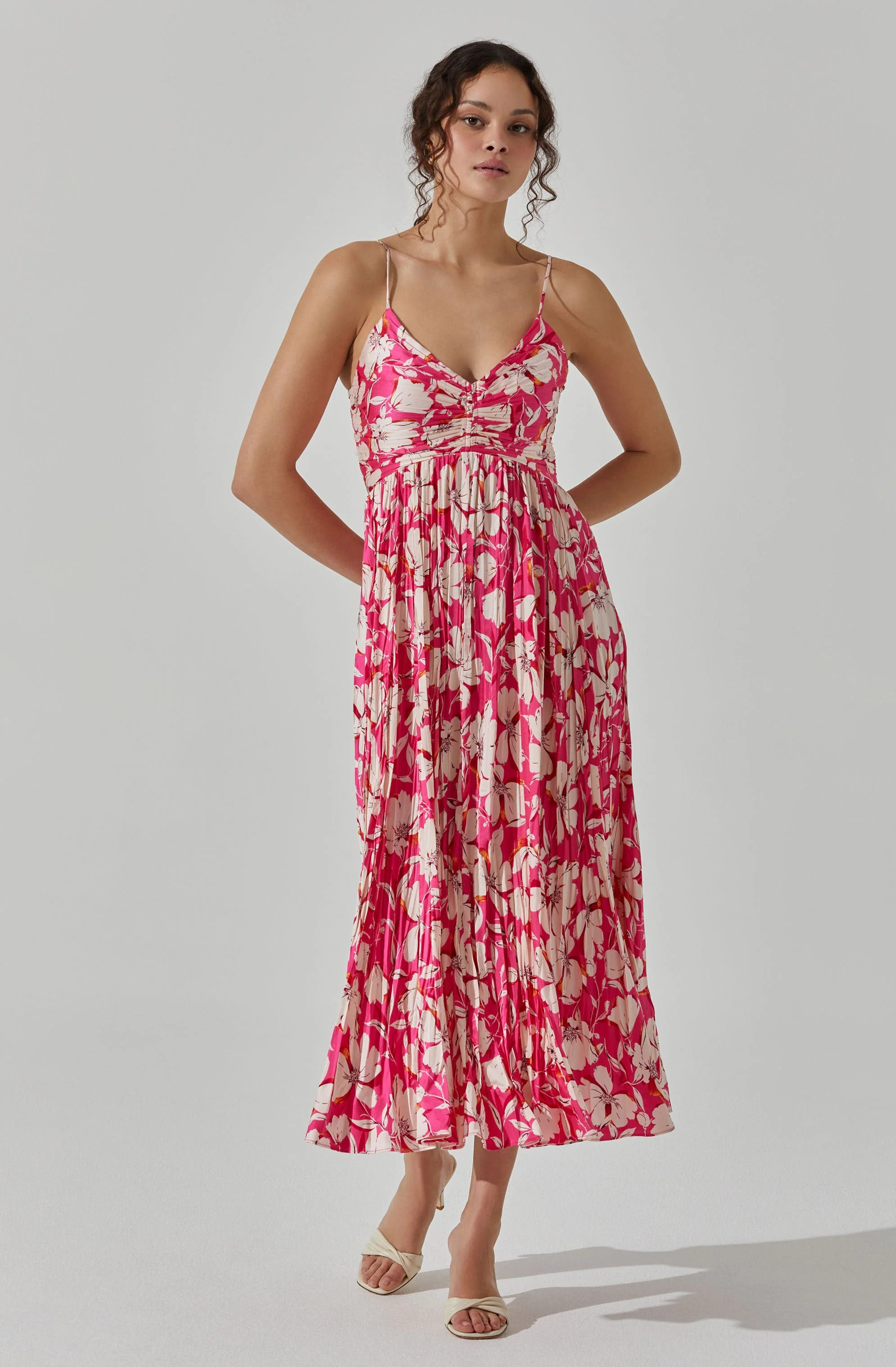 Maeve Pleated Midi Dress - Image 3