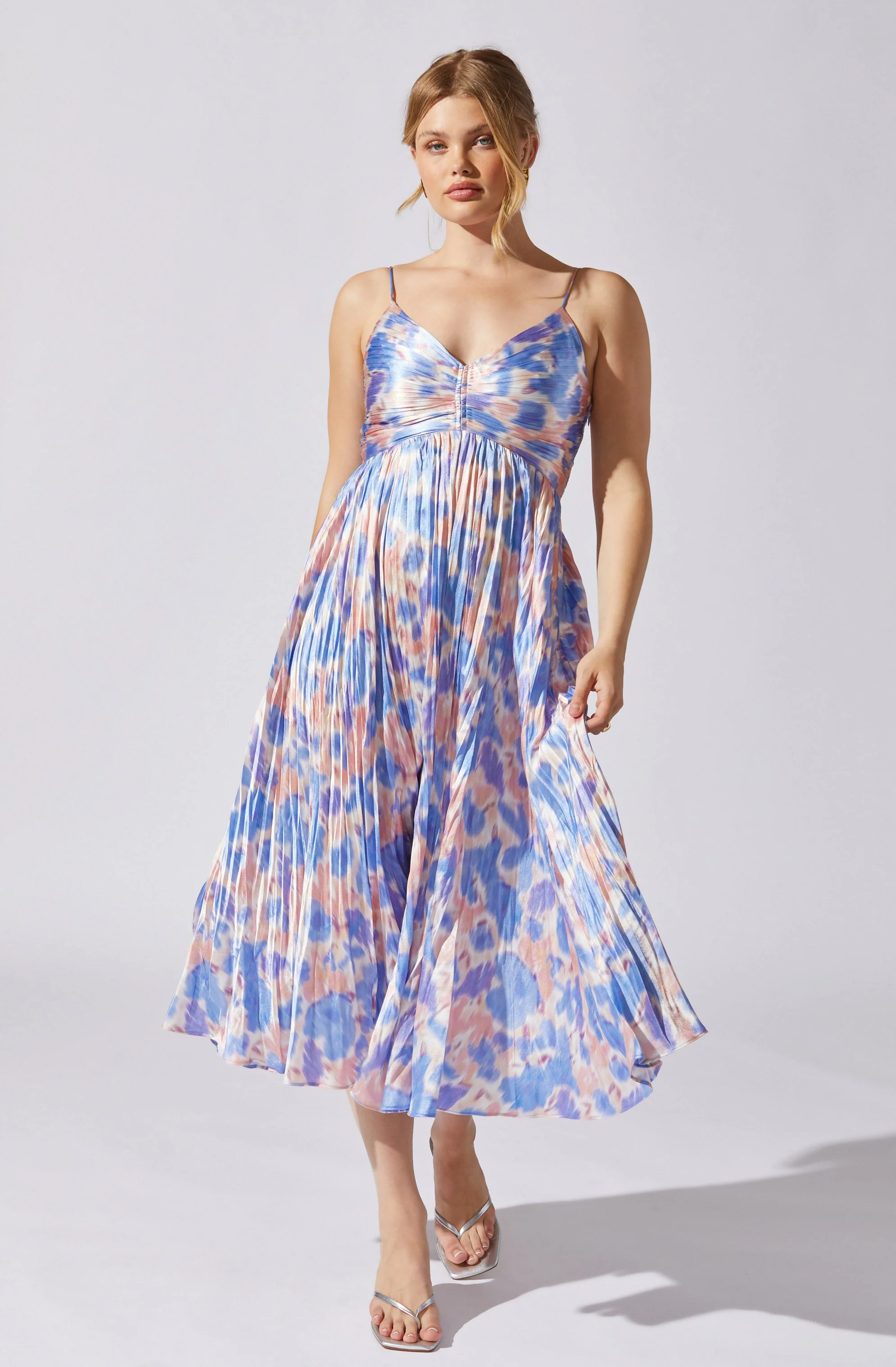 Maeve Pleated Midi Dress - Image 7