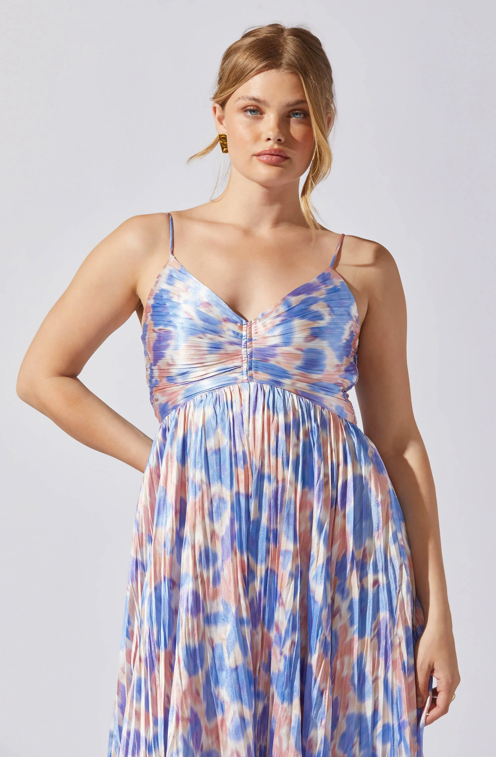 Maeve Pleated Midi Dress - Image 8
