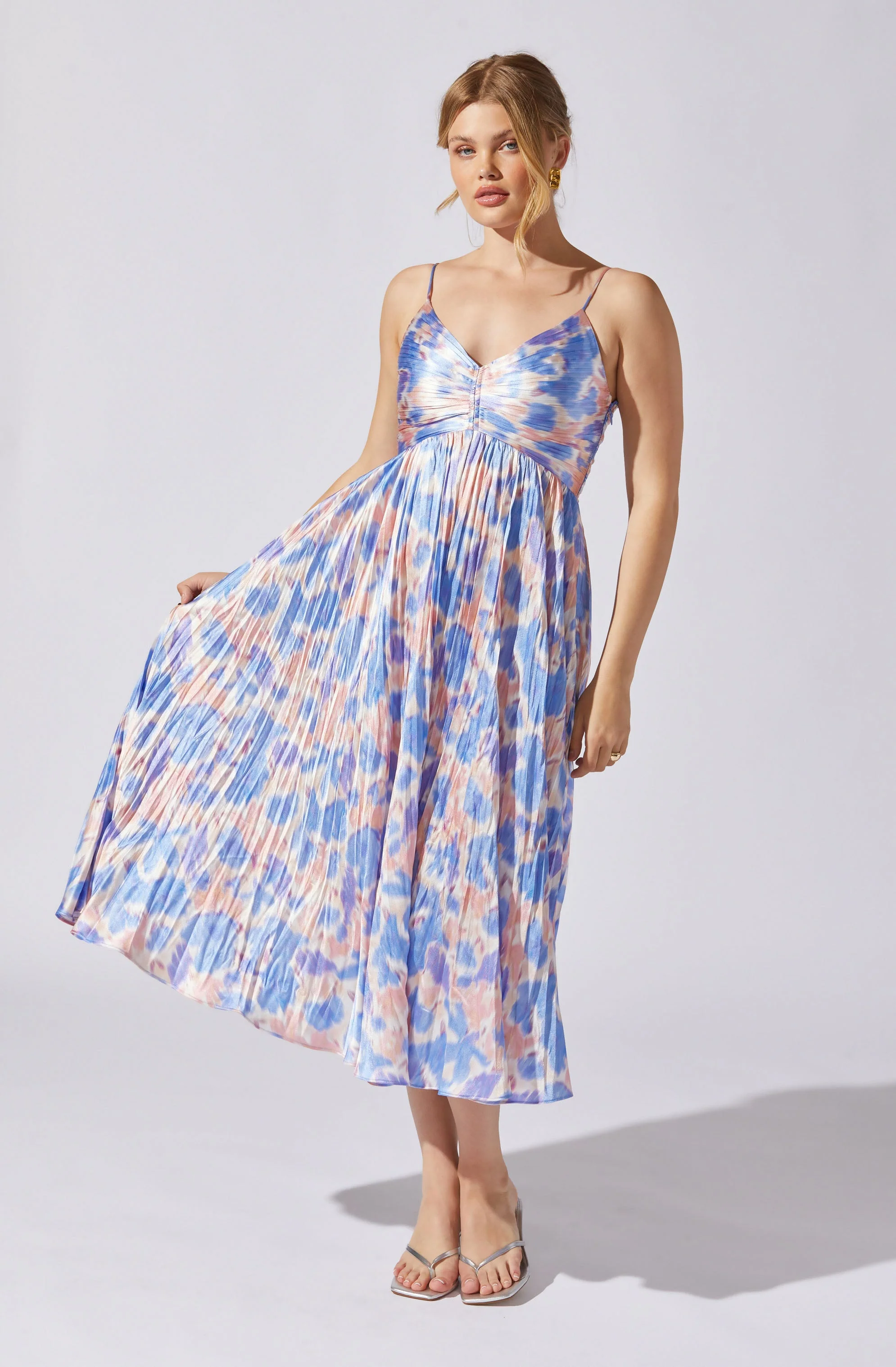 Maeve Pleated Midi Dress - Image 9