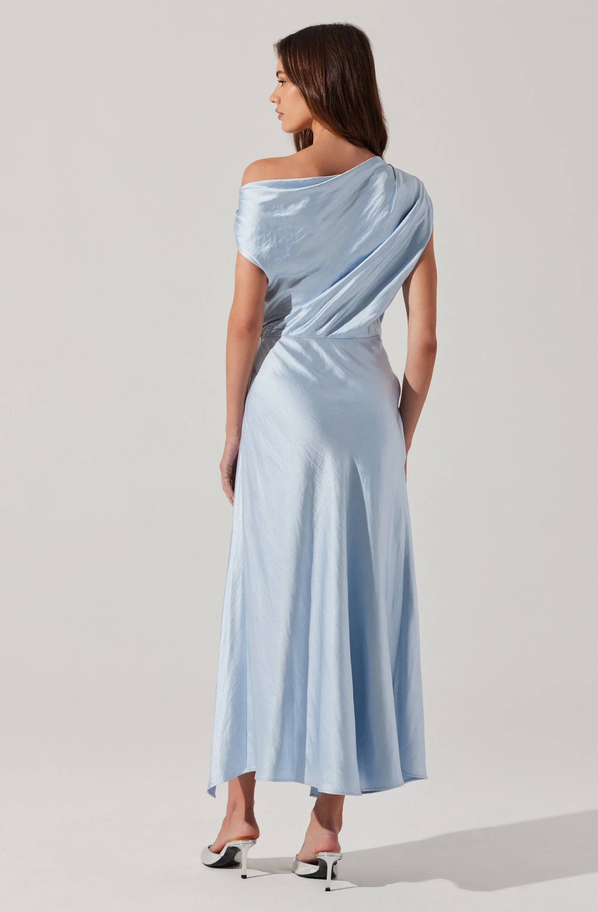 Mairyn Satin Midi Dress - Image 4