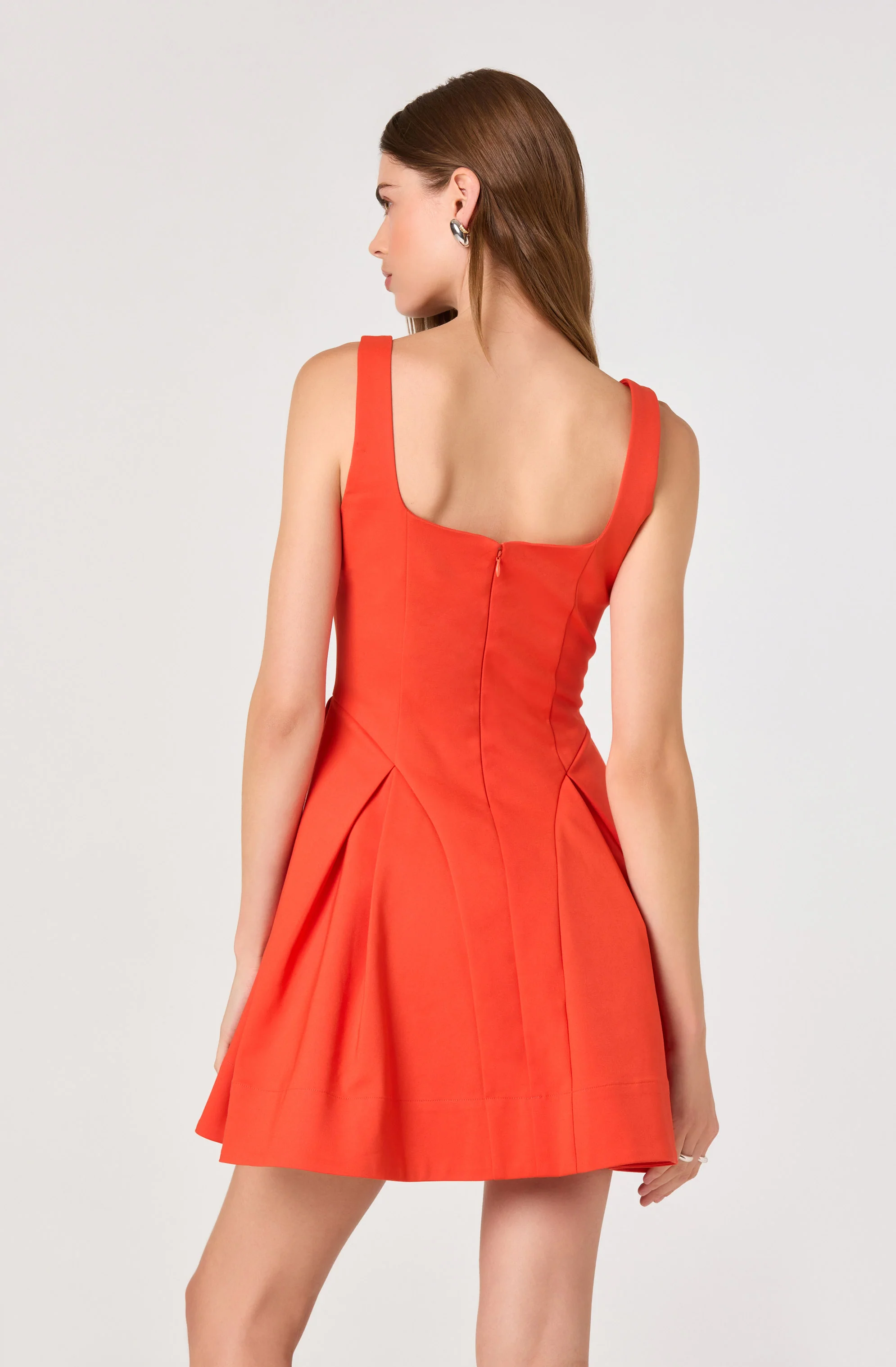 Maliyah Pleated Drop-Waist Mini Dress - Image 2