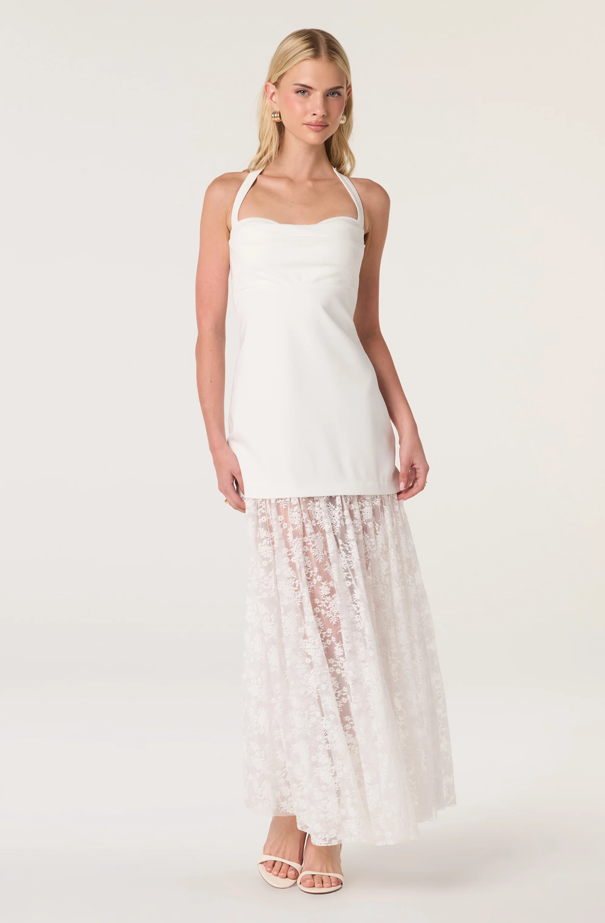 Mandy Halter Mixed Media Dress - Image 4