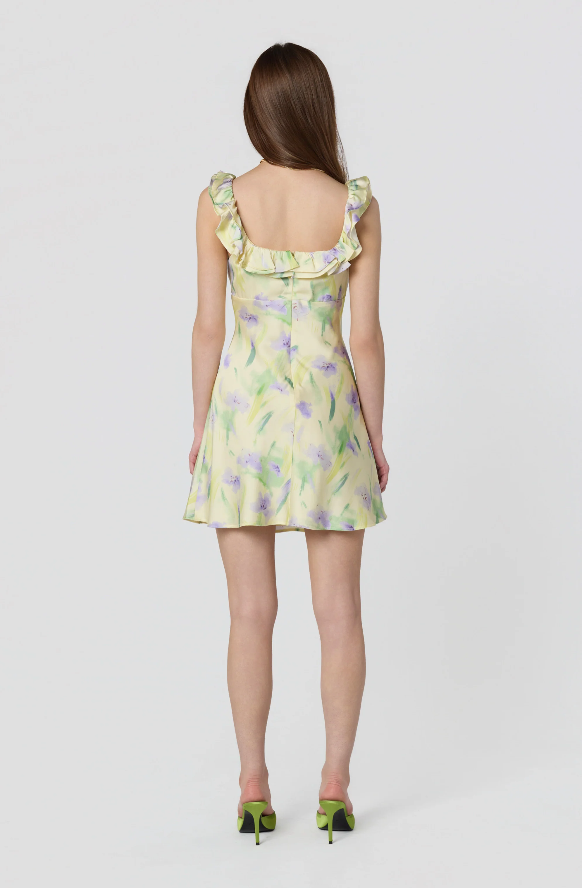 Mara Floral Ruffle Mini Dress - Image 3