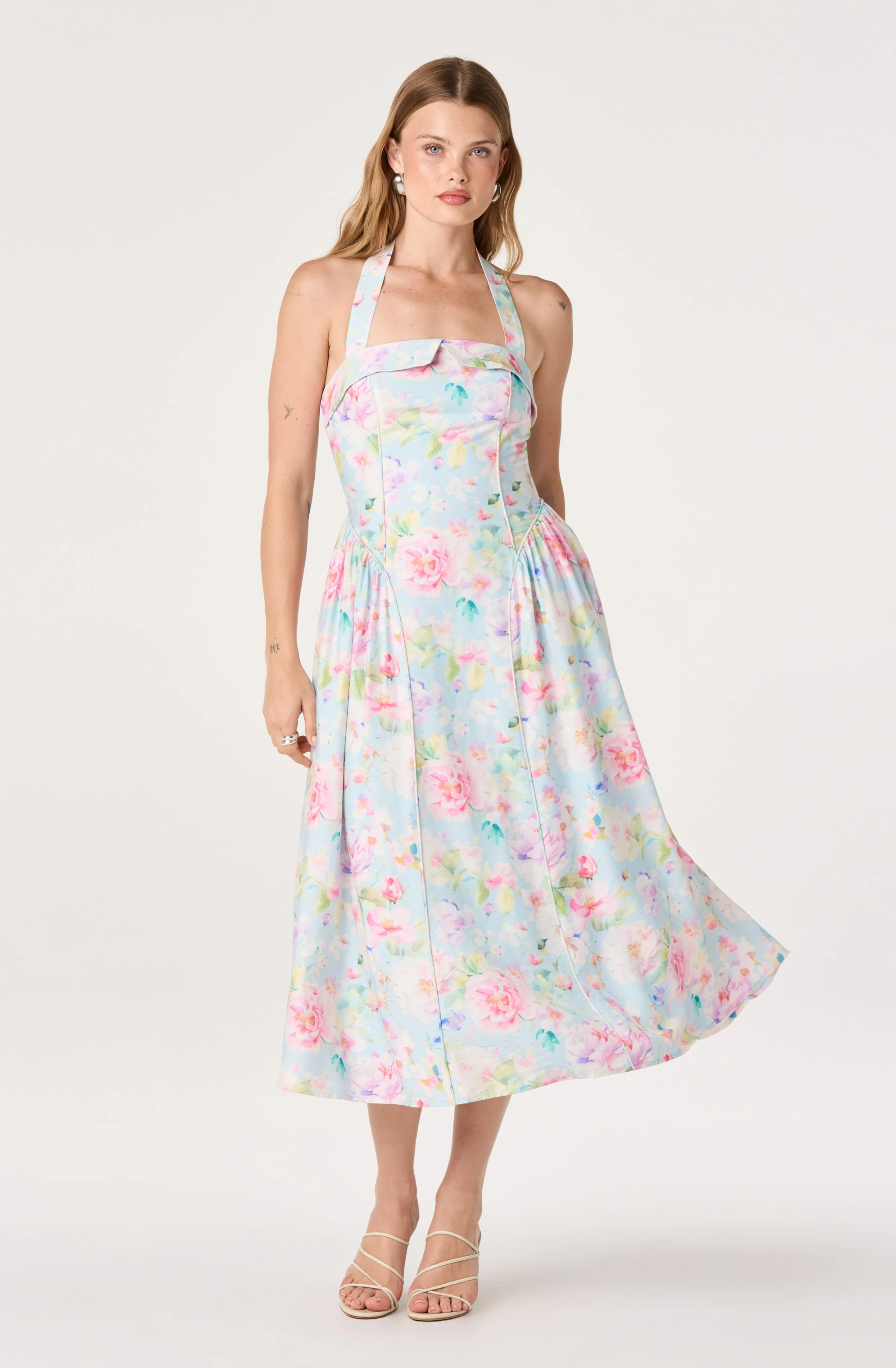 Marianna Halter Midi Dress - Image 10