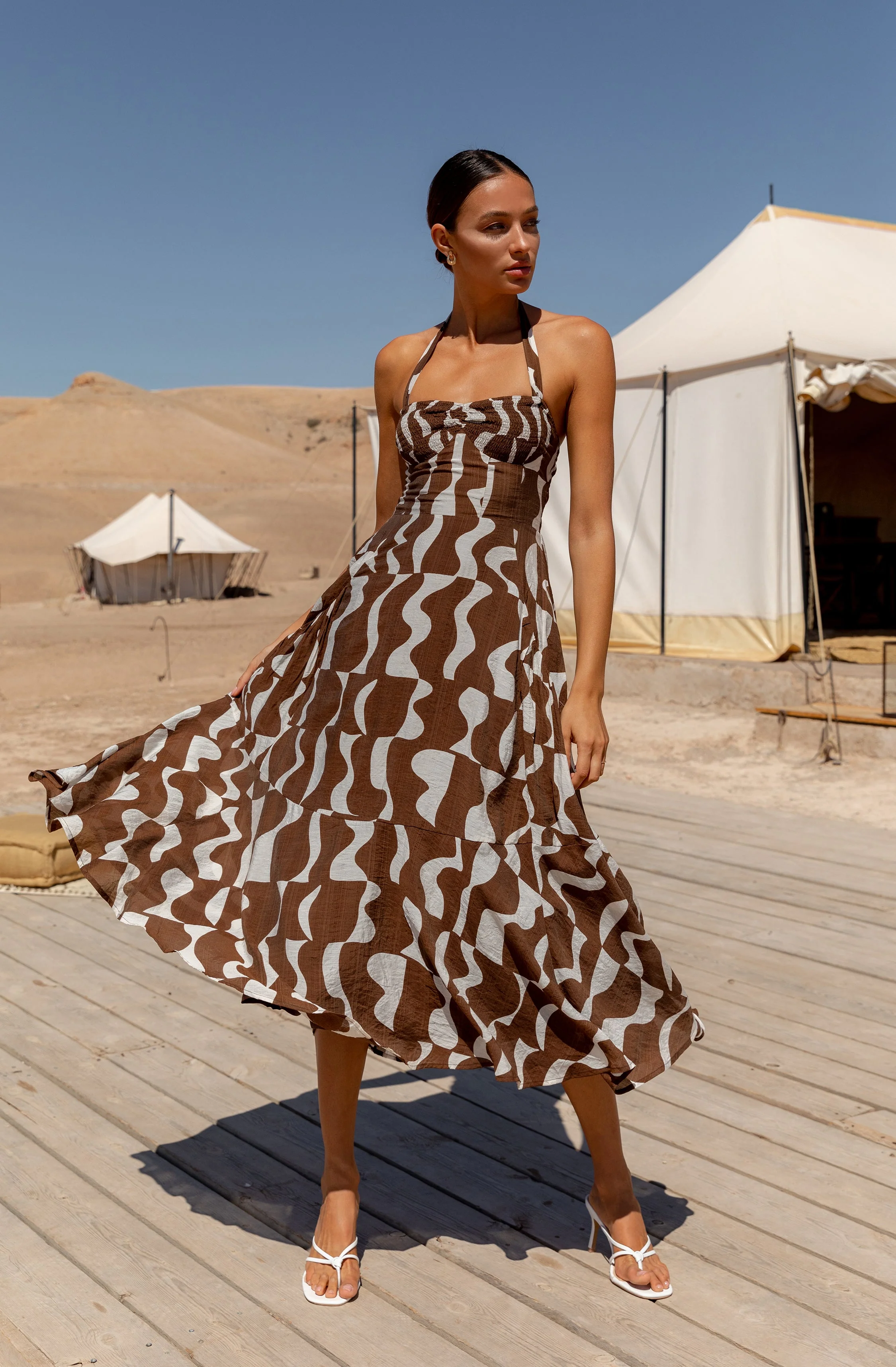 Mariella Halter Maxi Dress - Image 5