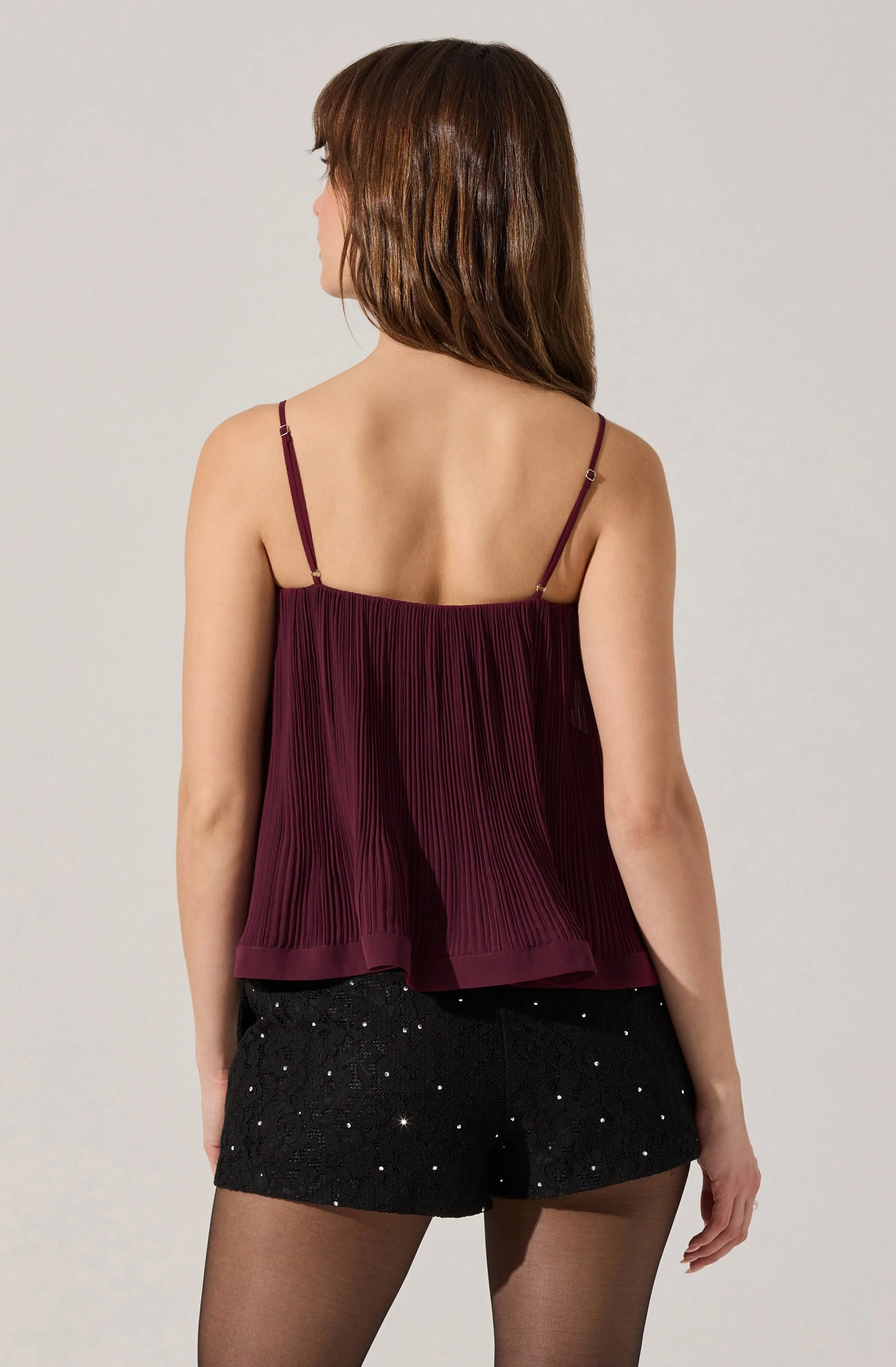 Marisa Pleated Trapeze Top - Image 2
