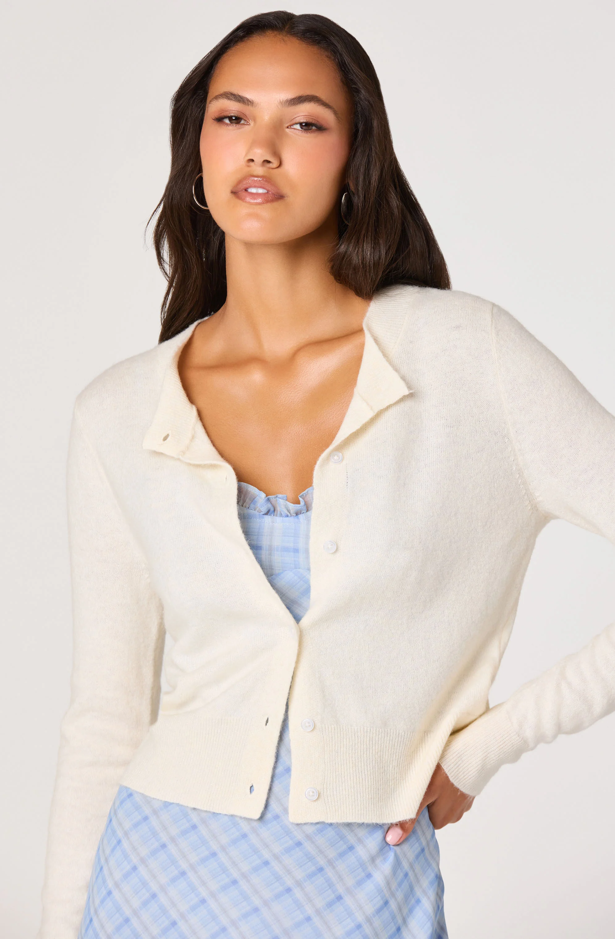 Mary Classic Button Front Cardigan - Image 10