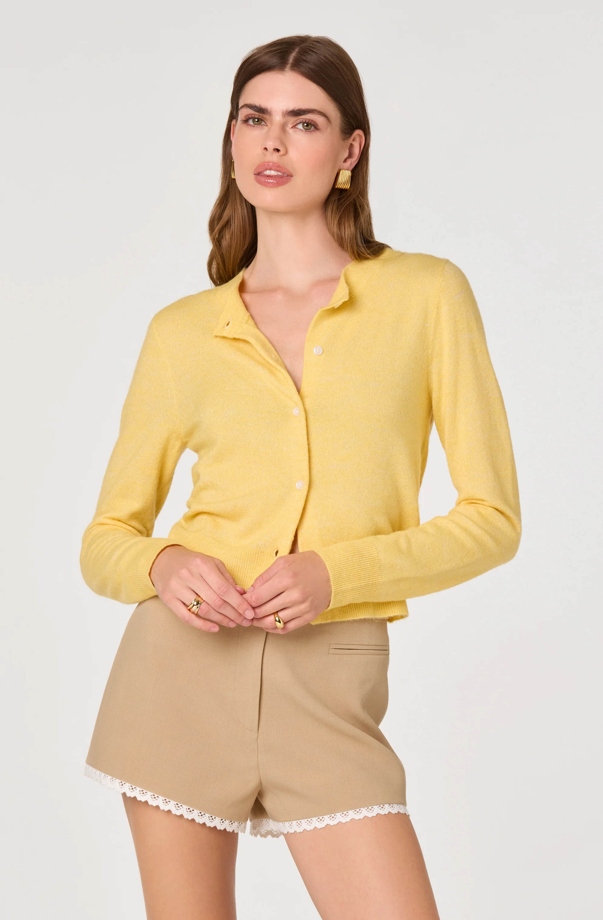 Mary Classic Button Front Cardigan - Image 3