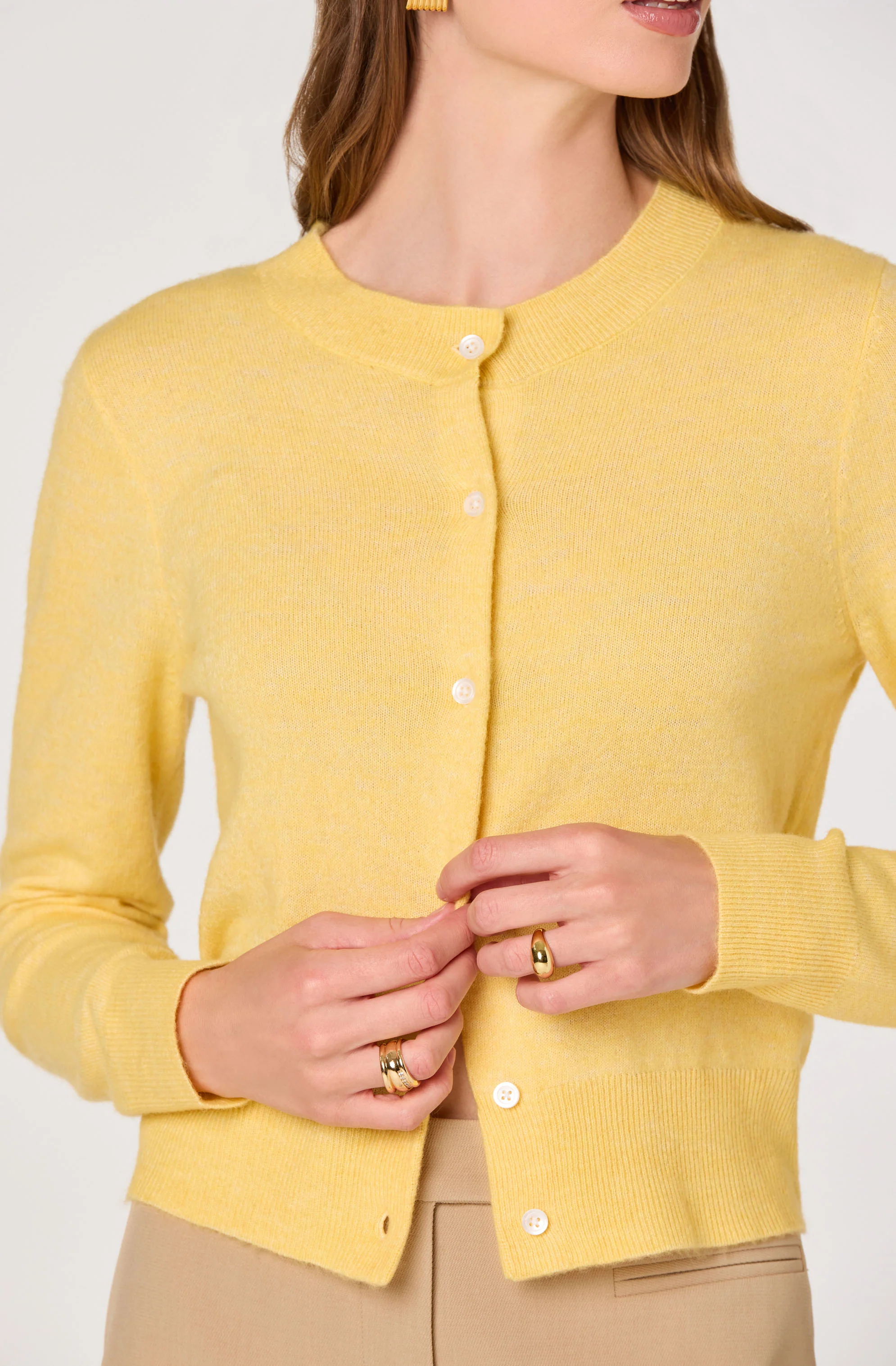 Mary Classic Button Front Cardigan - Image 5