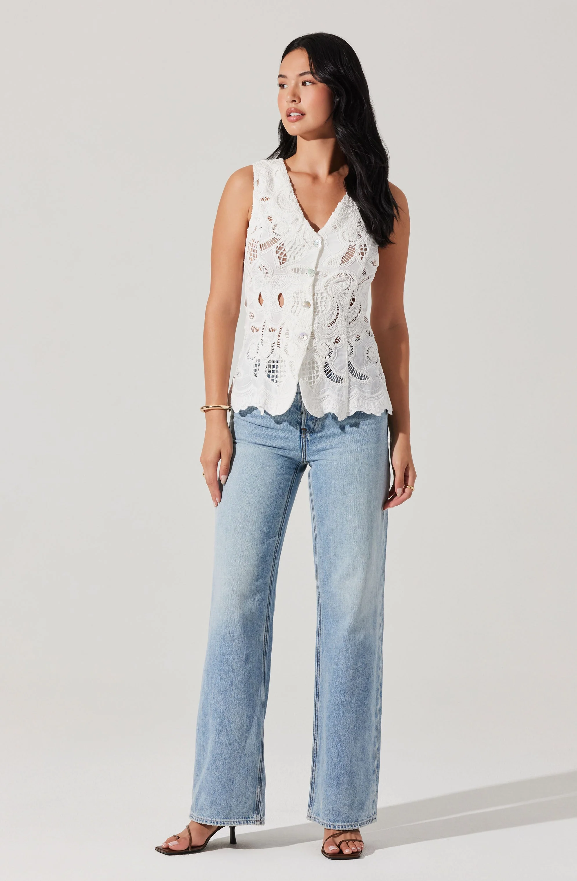 Meira Crochet Vest - Image 3