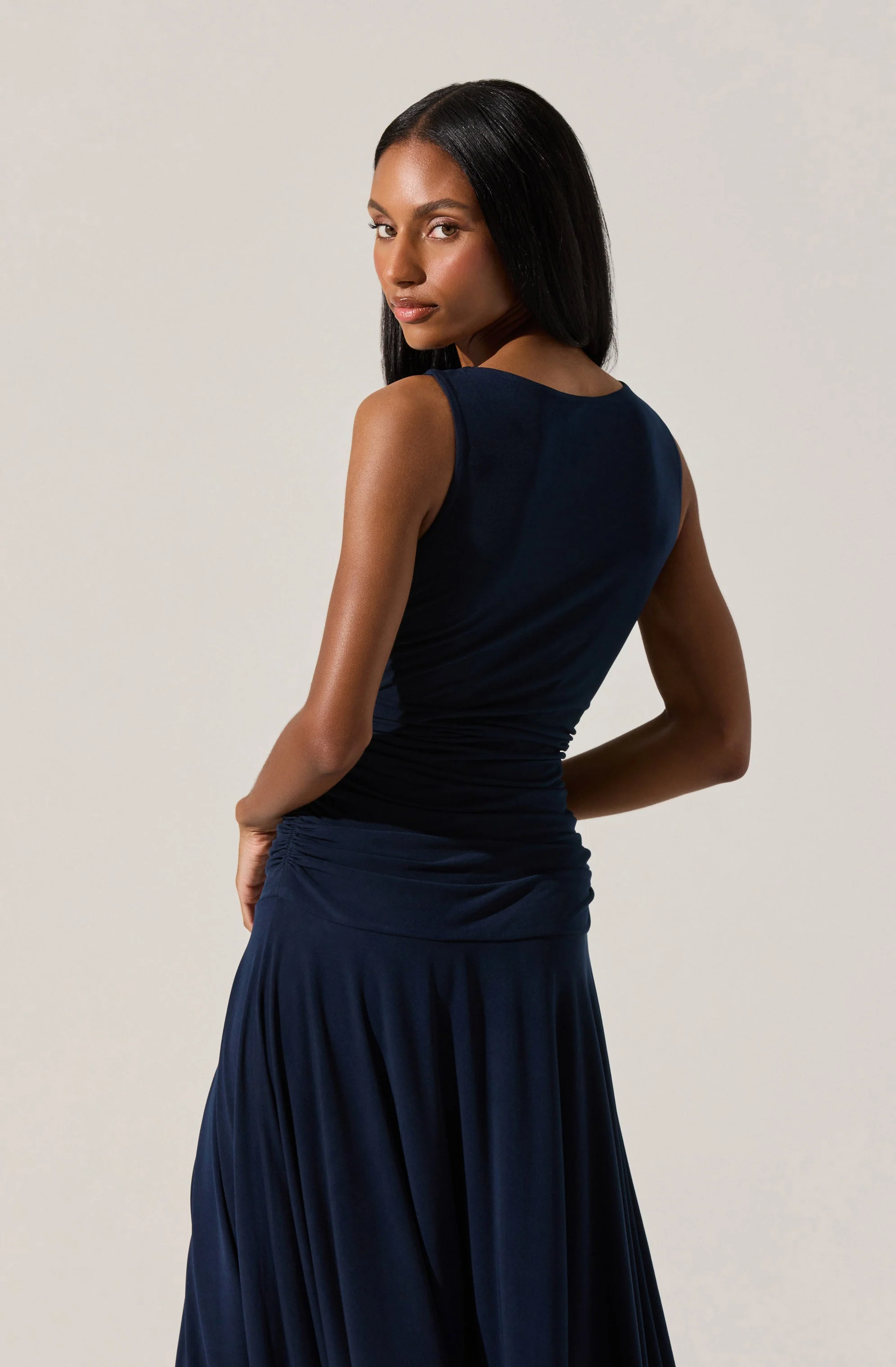 Melisandre High Neck Maxi Dress - Image 6