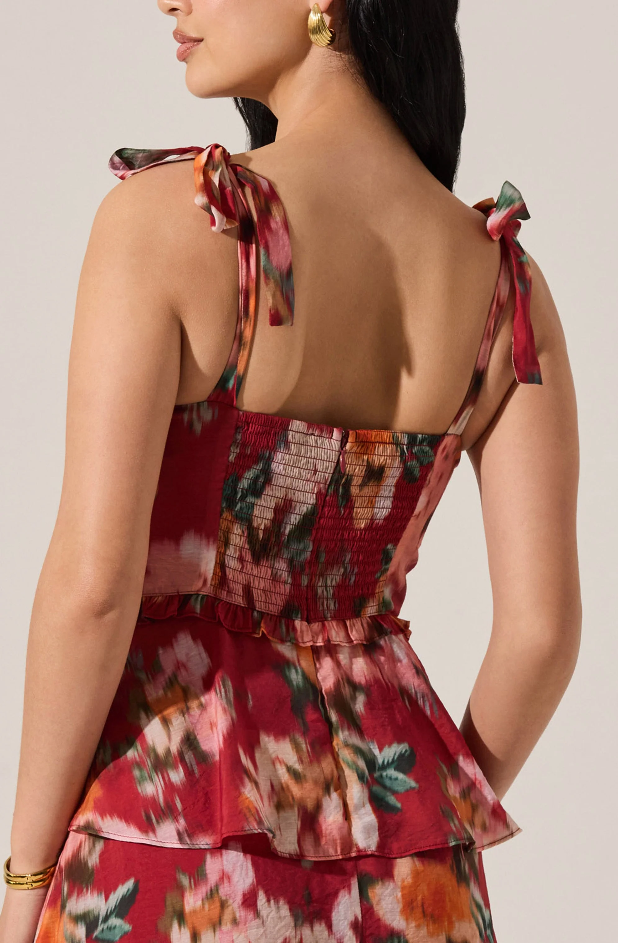 Mellorie Sweetheart Tiered Floral Maxi Dress - Image 3