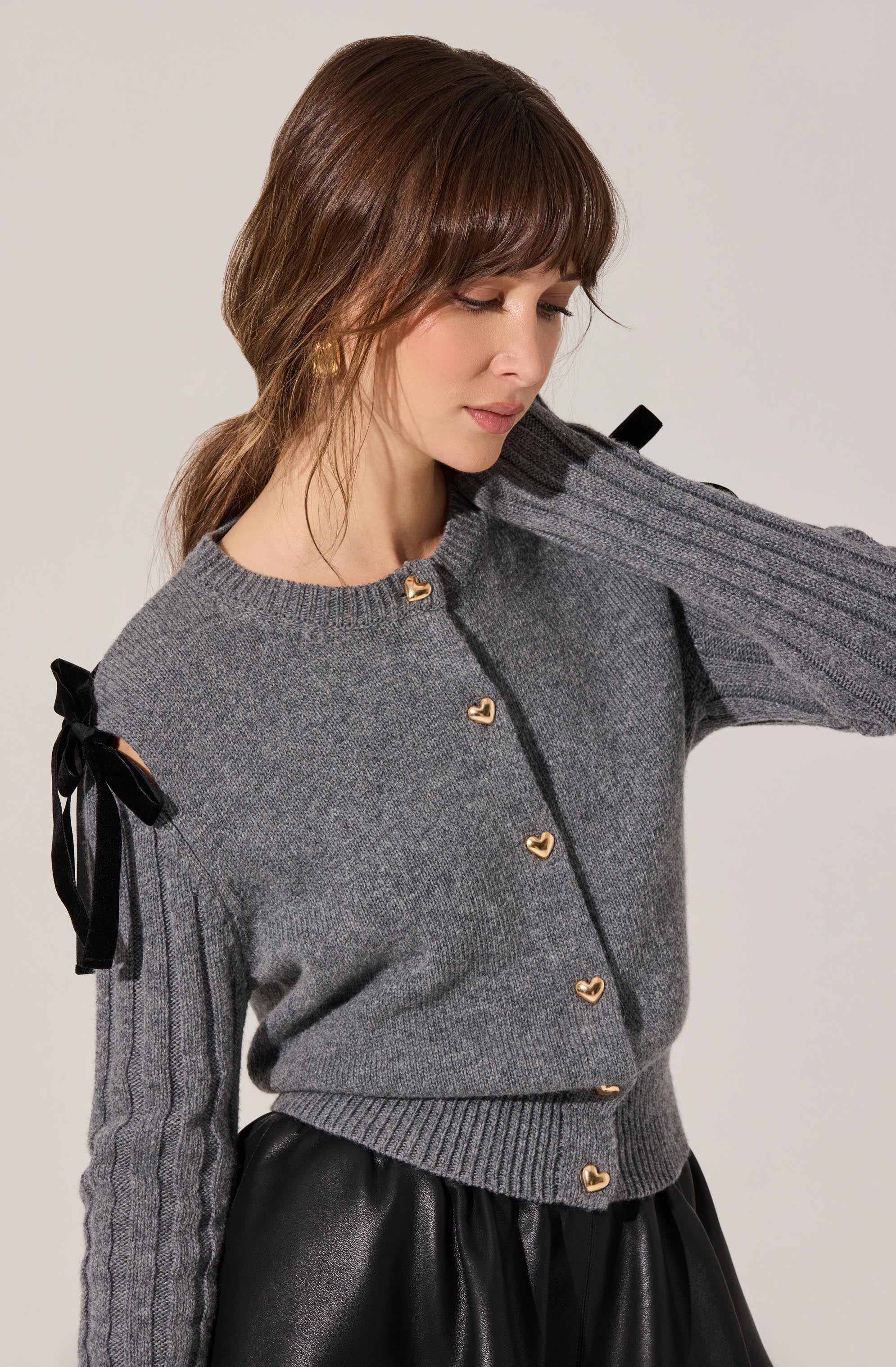 Melvie Bow Detail Cardigan - Image 4