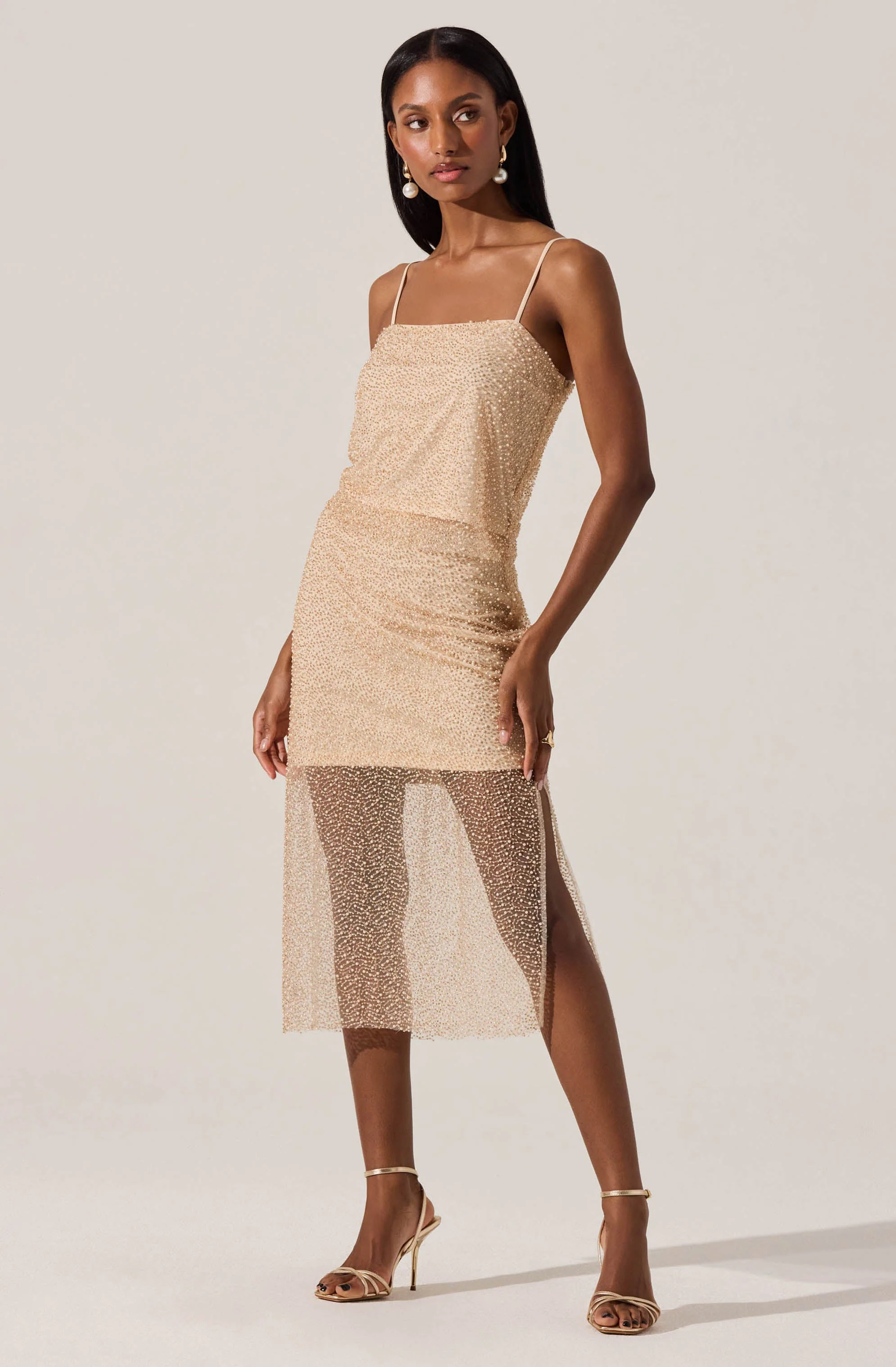Messina Pearl Embellished Top - Image 6