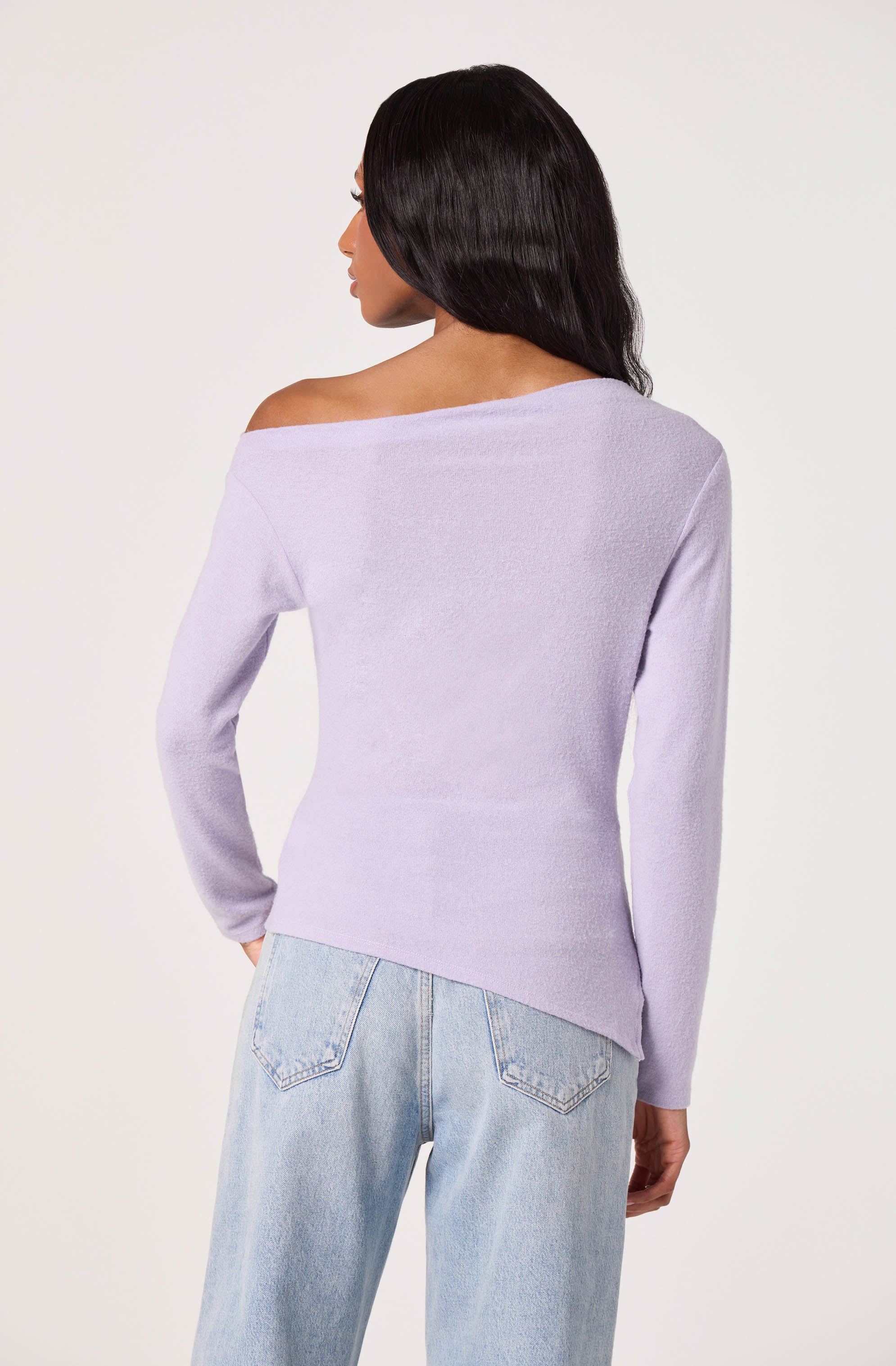 Miah Asymmetric One-Shoulder Knit Top - Image 10