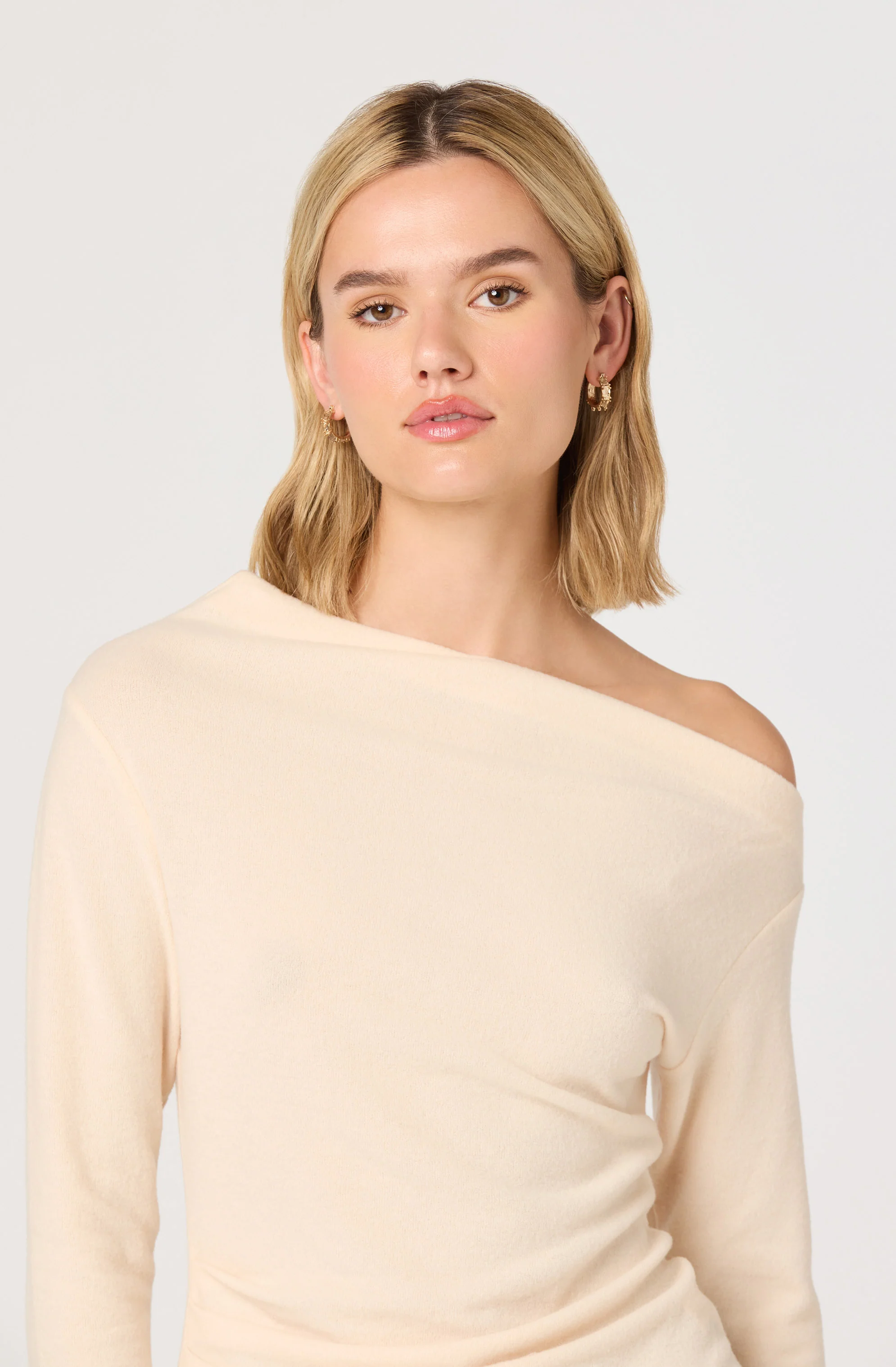 Miah Asymmetric One-Shoulder Knit Top - Image 6