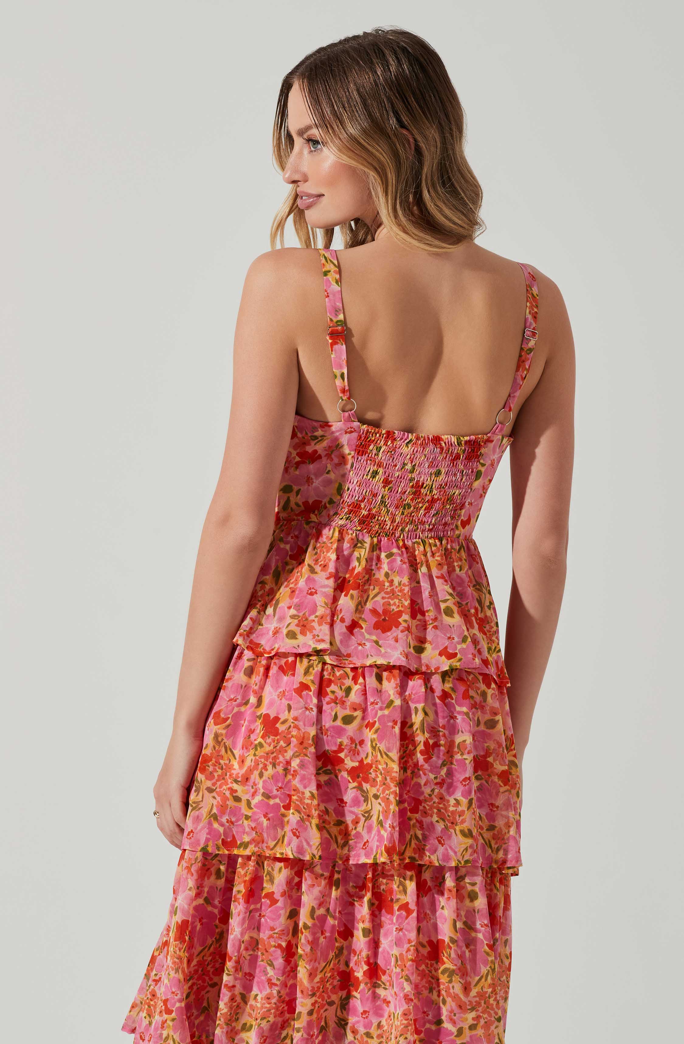 Midsummer Floral Tiered Maxi Dress - Image 17