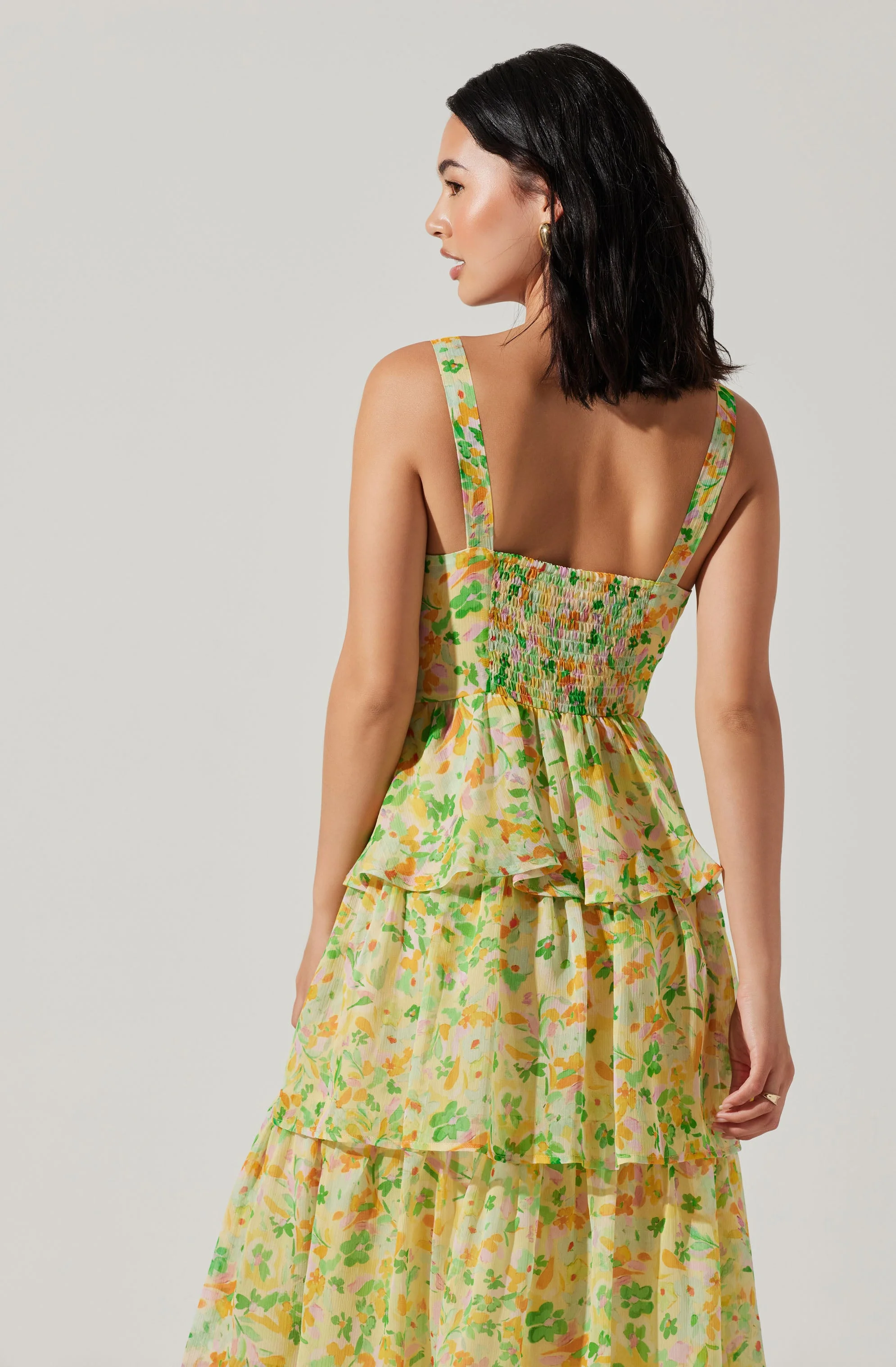 Midsummer Floral Tiered Maxi Dress - Image 5