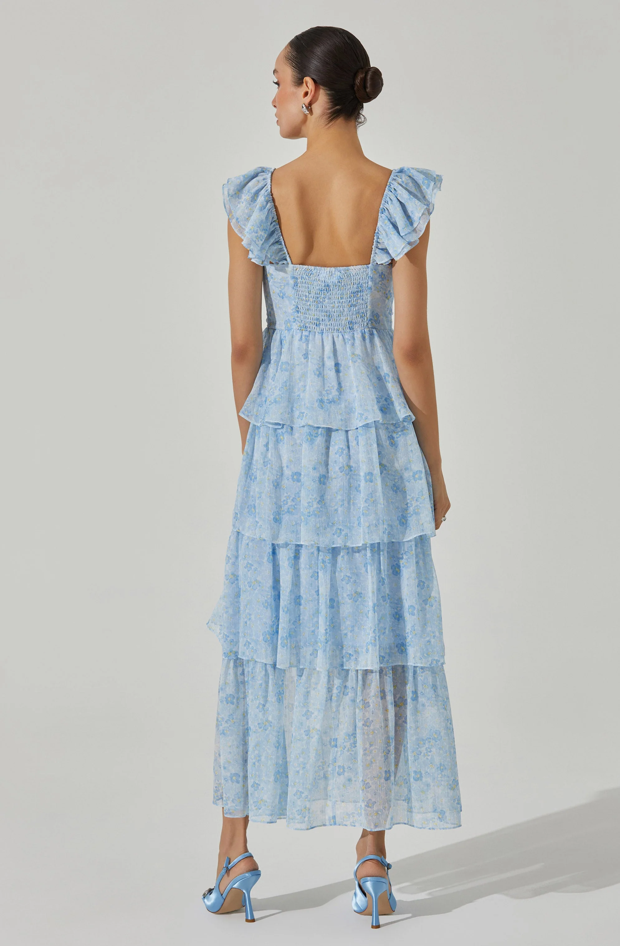 Midsummer Floral Tiered Maxi Dress - Image 12