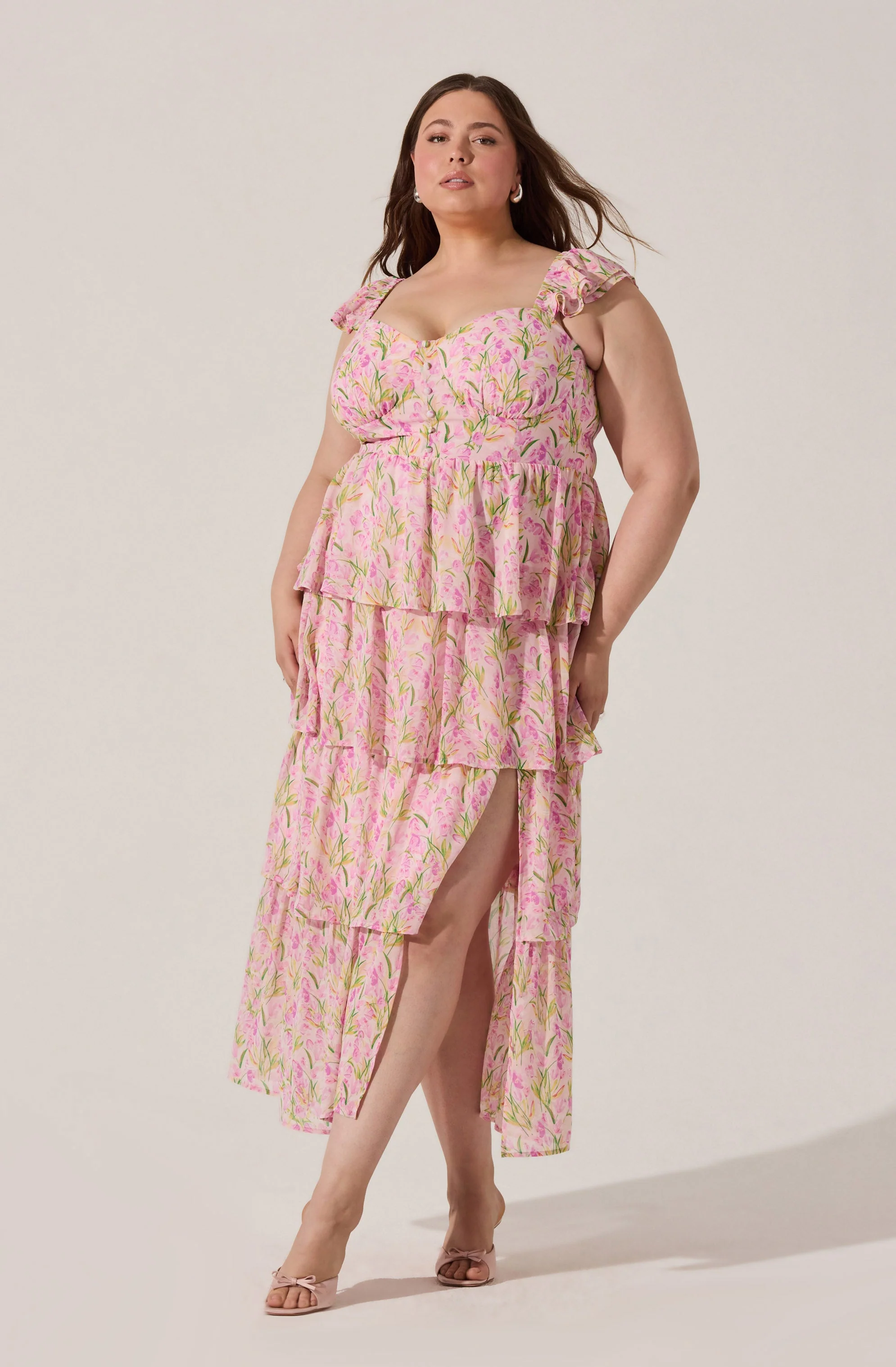 Midsummer Floral Tiered Maxi Dress - Image 15
