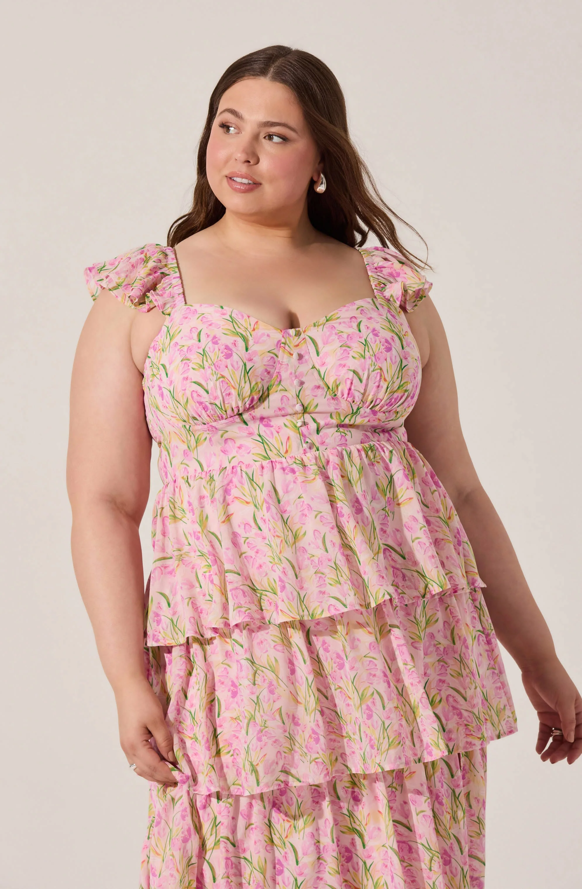 Midsummer Floral Tiered Maxi Dress - Image 16